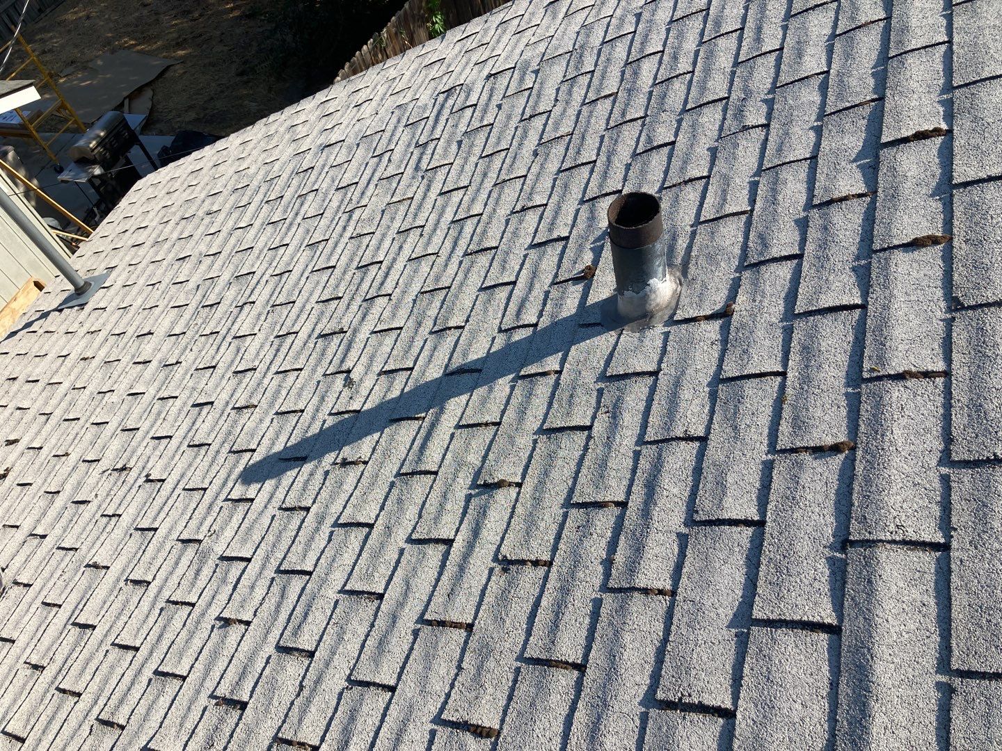 Nampa ID., single level Investment Property Roofing Installation using Owens Corning Oakridge in Peppermill Grey by ID Roofing LLC