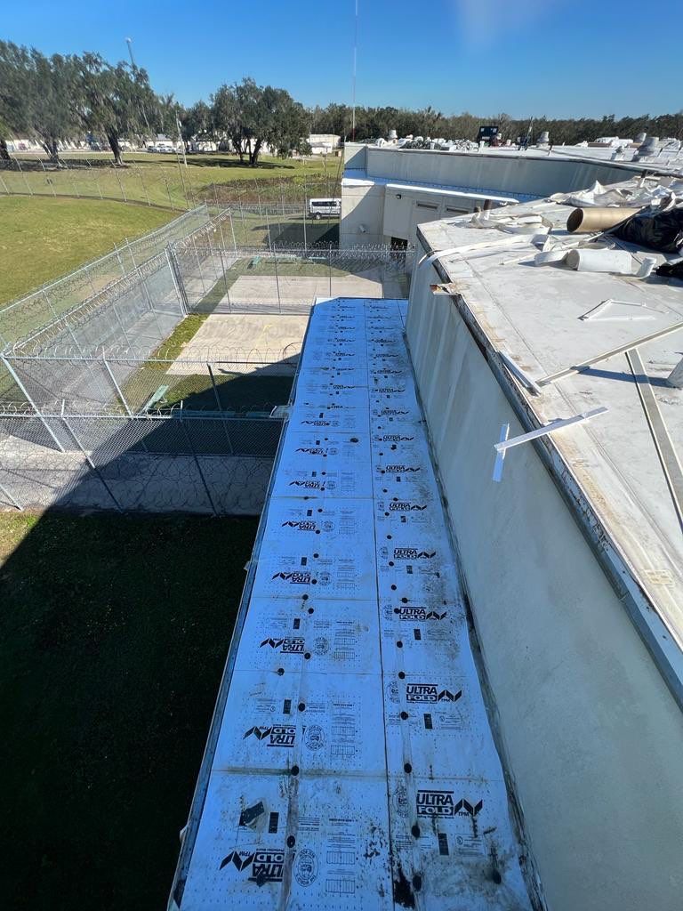 Polk County Jail - Roof Replacement by 1st Class Roofing, Inc.