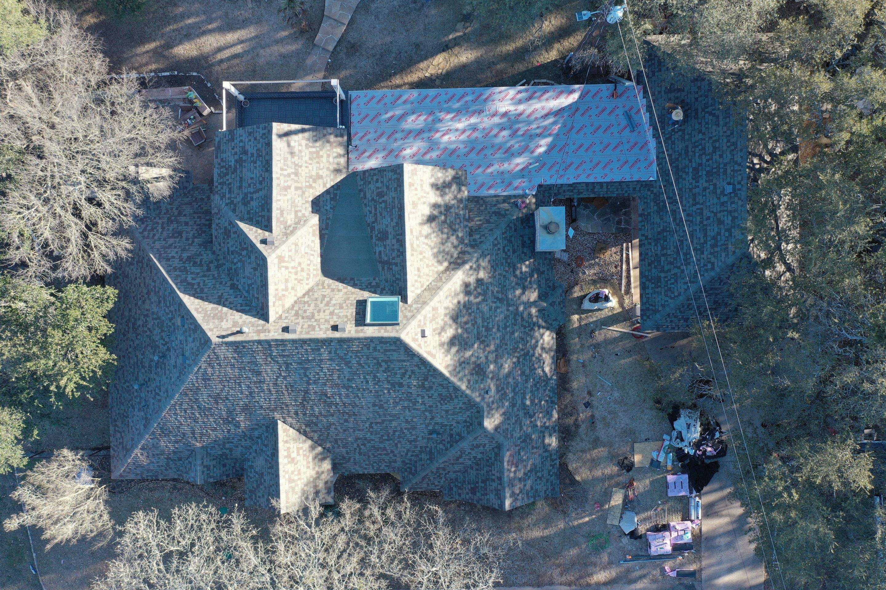 Residential Roof Replacement using Owens Corning Duration by Action Exteriors Austin