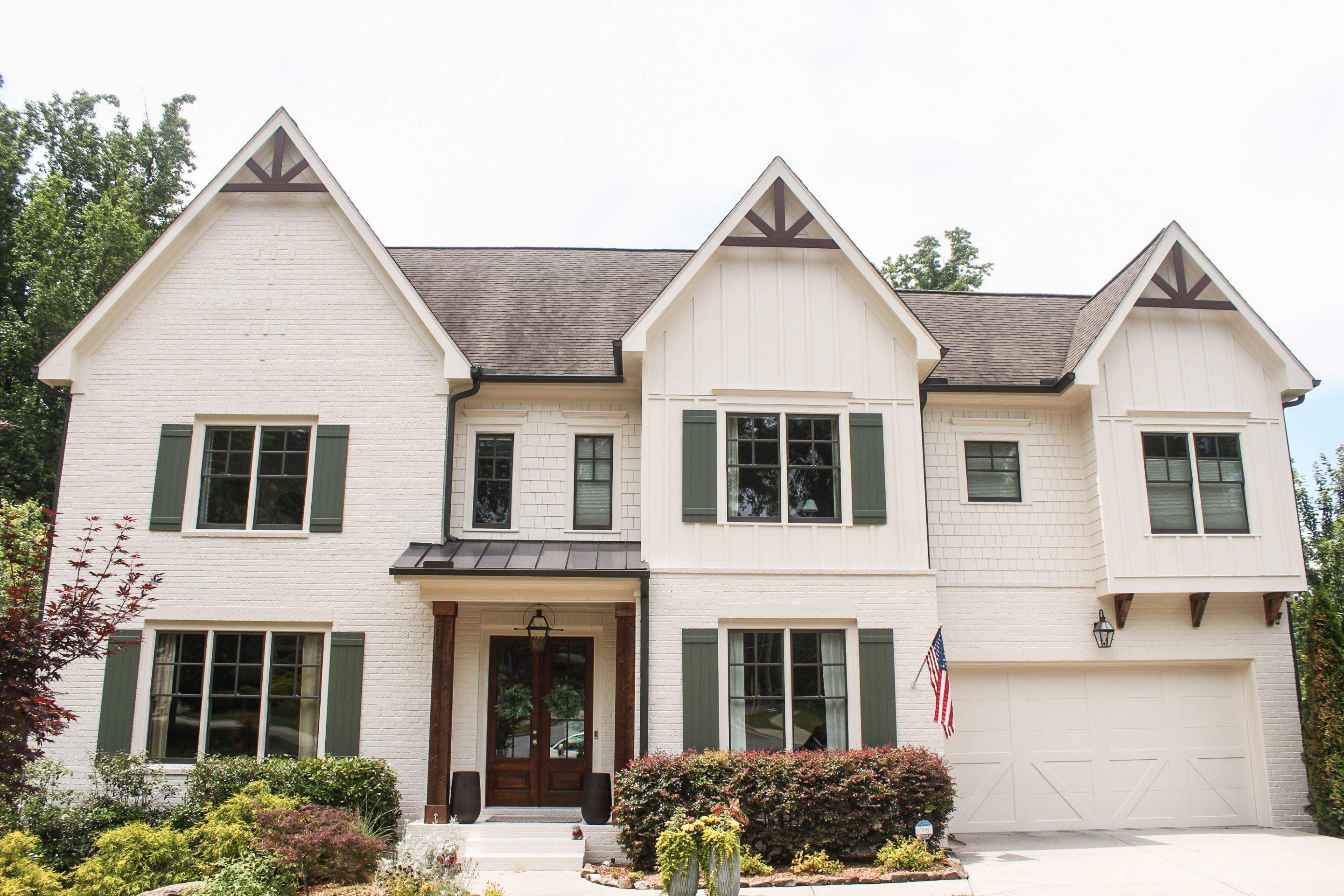 Custom Gable Bracket Replacement, Exterior Paint, and Deck Stain in Chamblee, GA by Nelson Exteriors