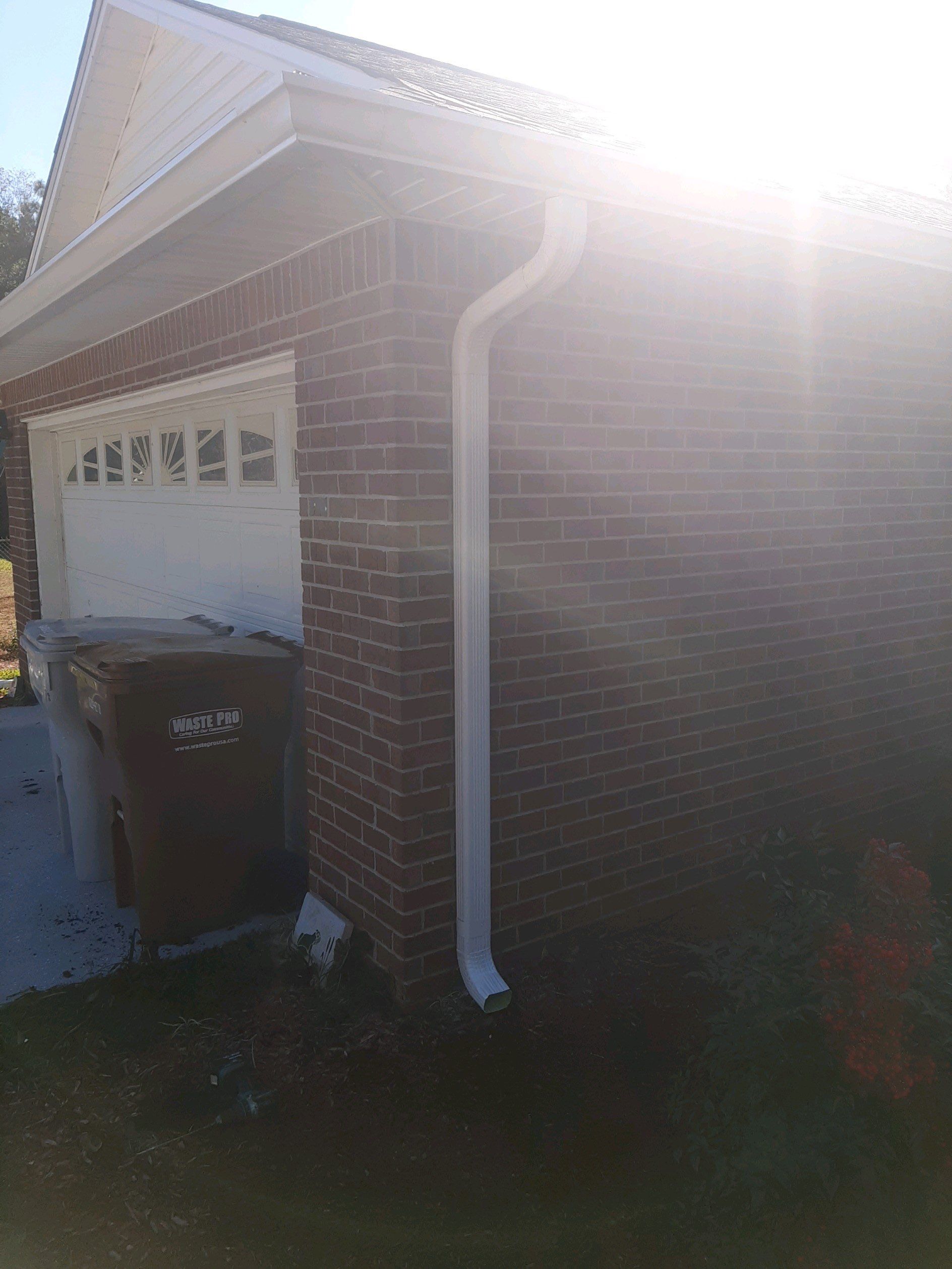 Gutter Installation using K-Style Seamless Gutters in Milton FL by Gutter Professors