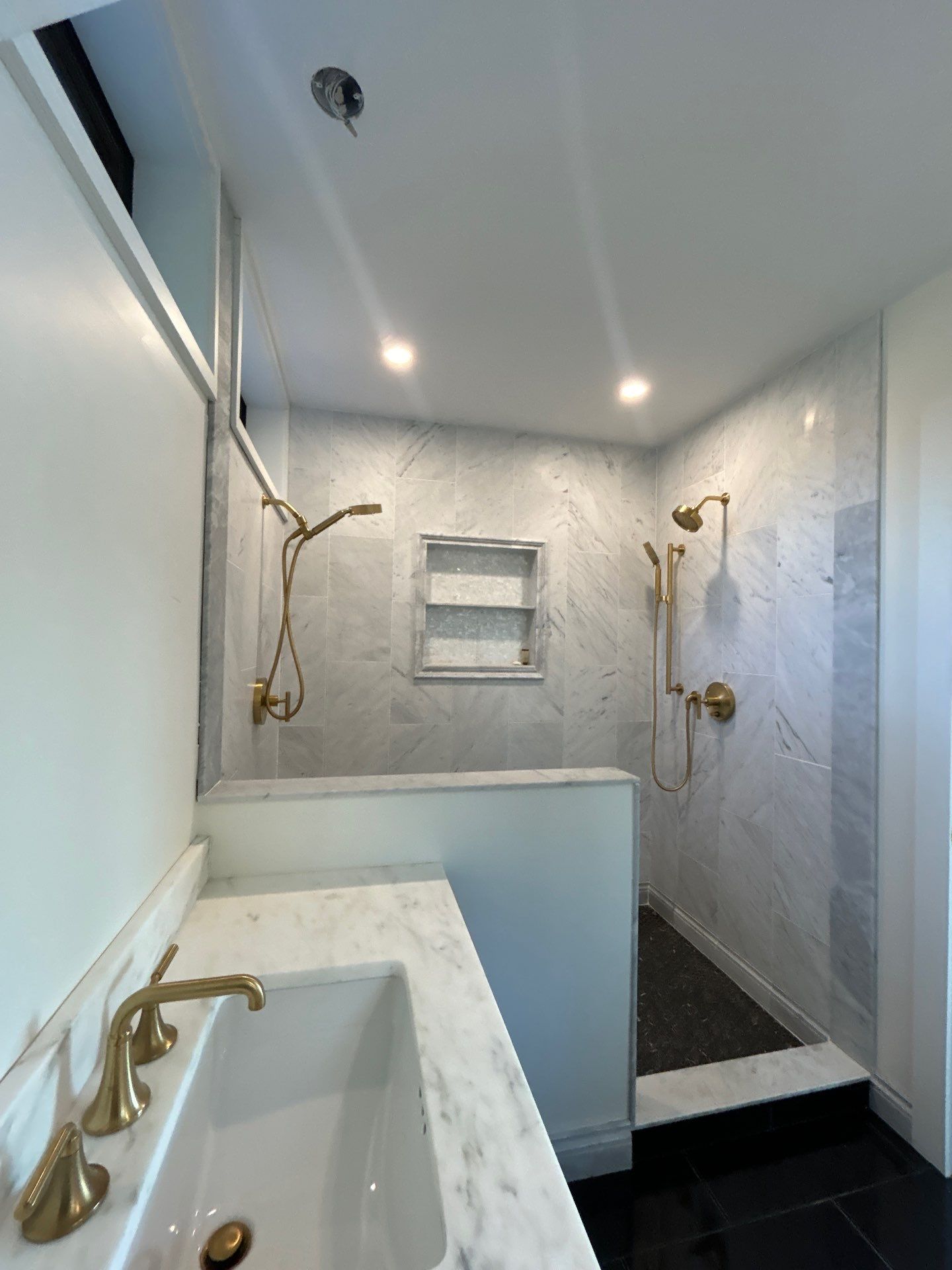 Frameless Shower Enclosure & Glass Top for Coffee Table by Cheshire Glass Company