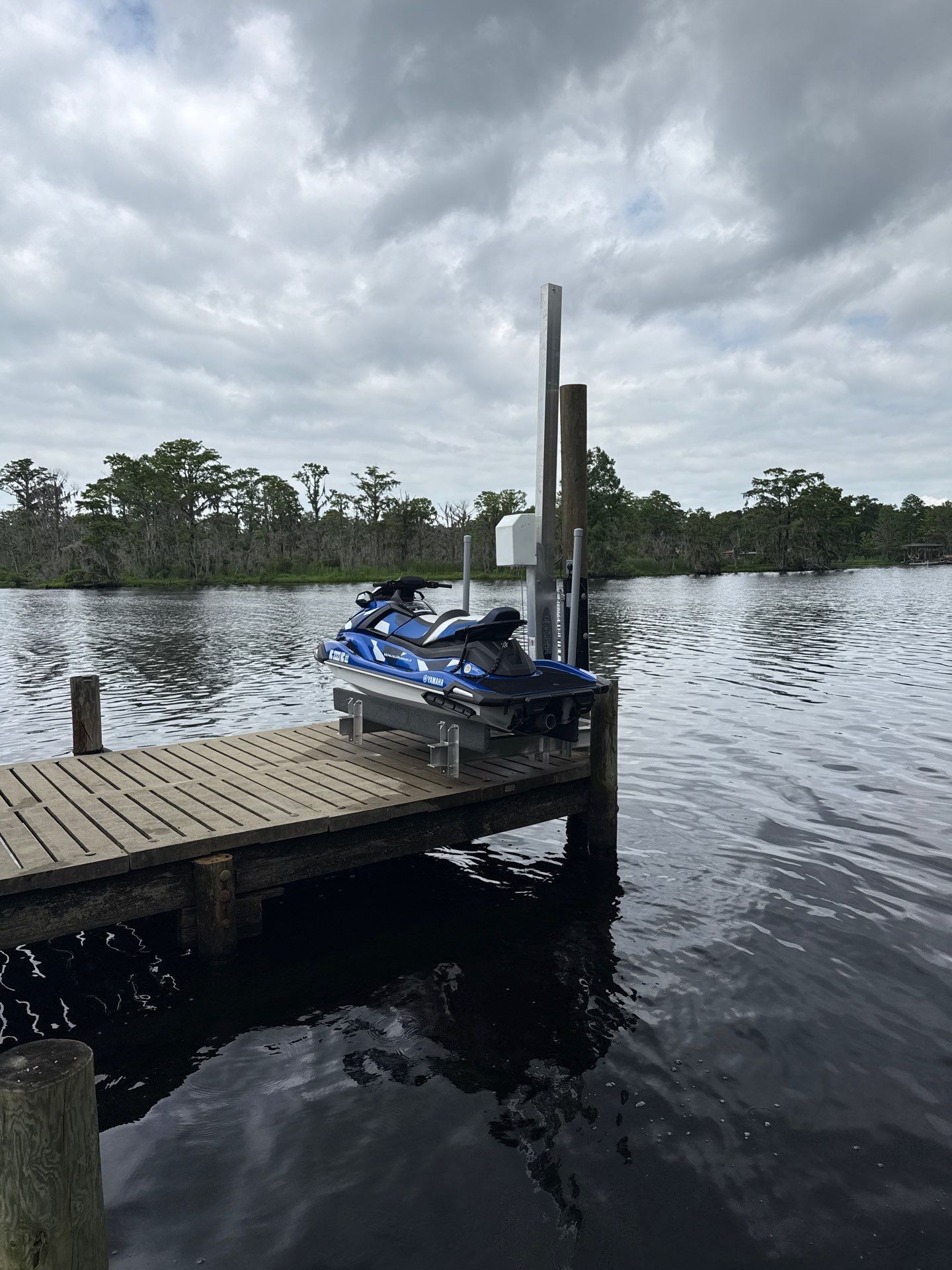 PWC Lift Install by Coastal Boat Lift Repair LLC