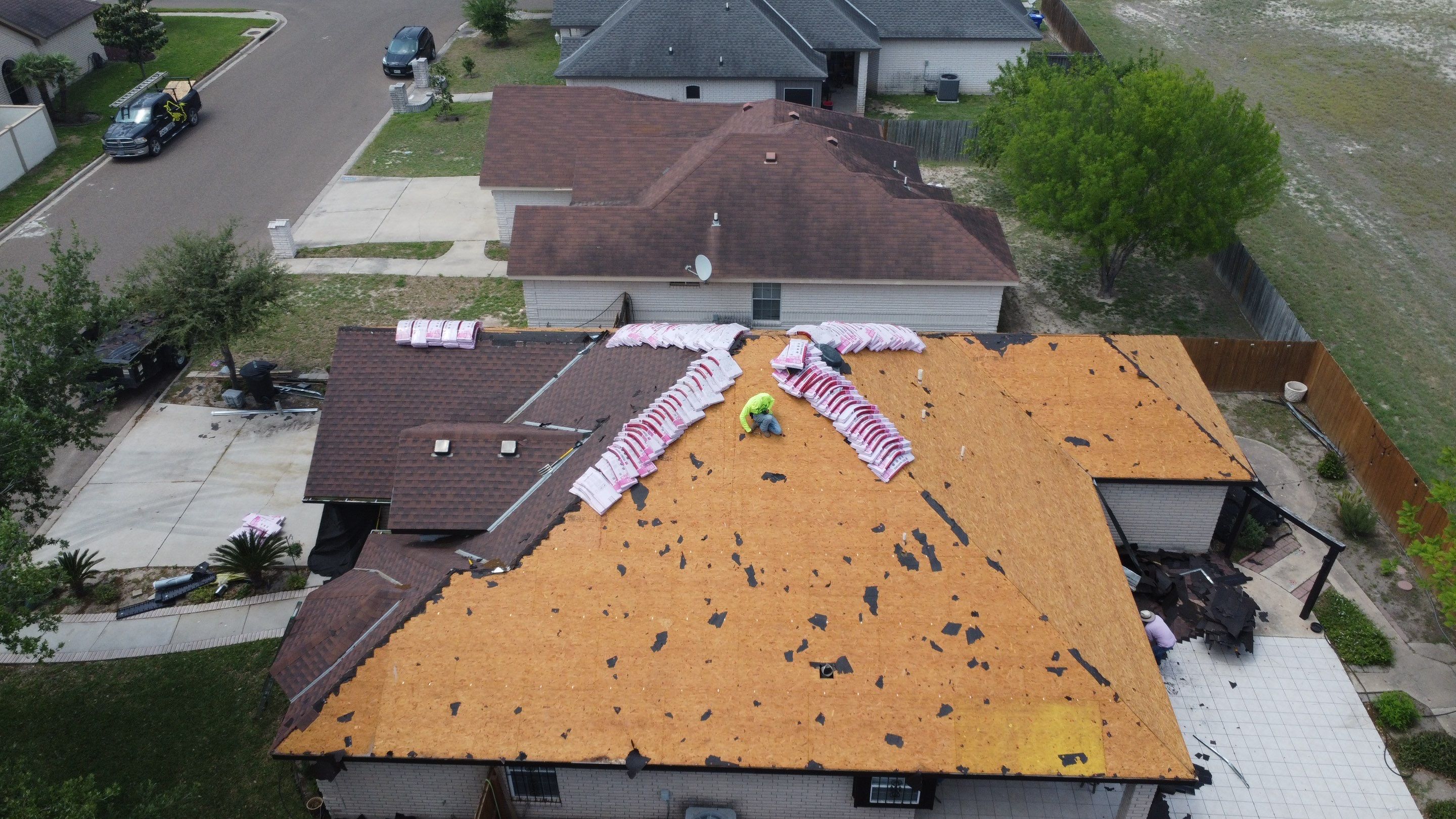 Project in Mcallen by Bison Roofing  