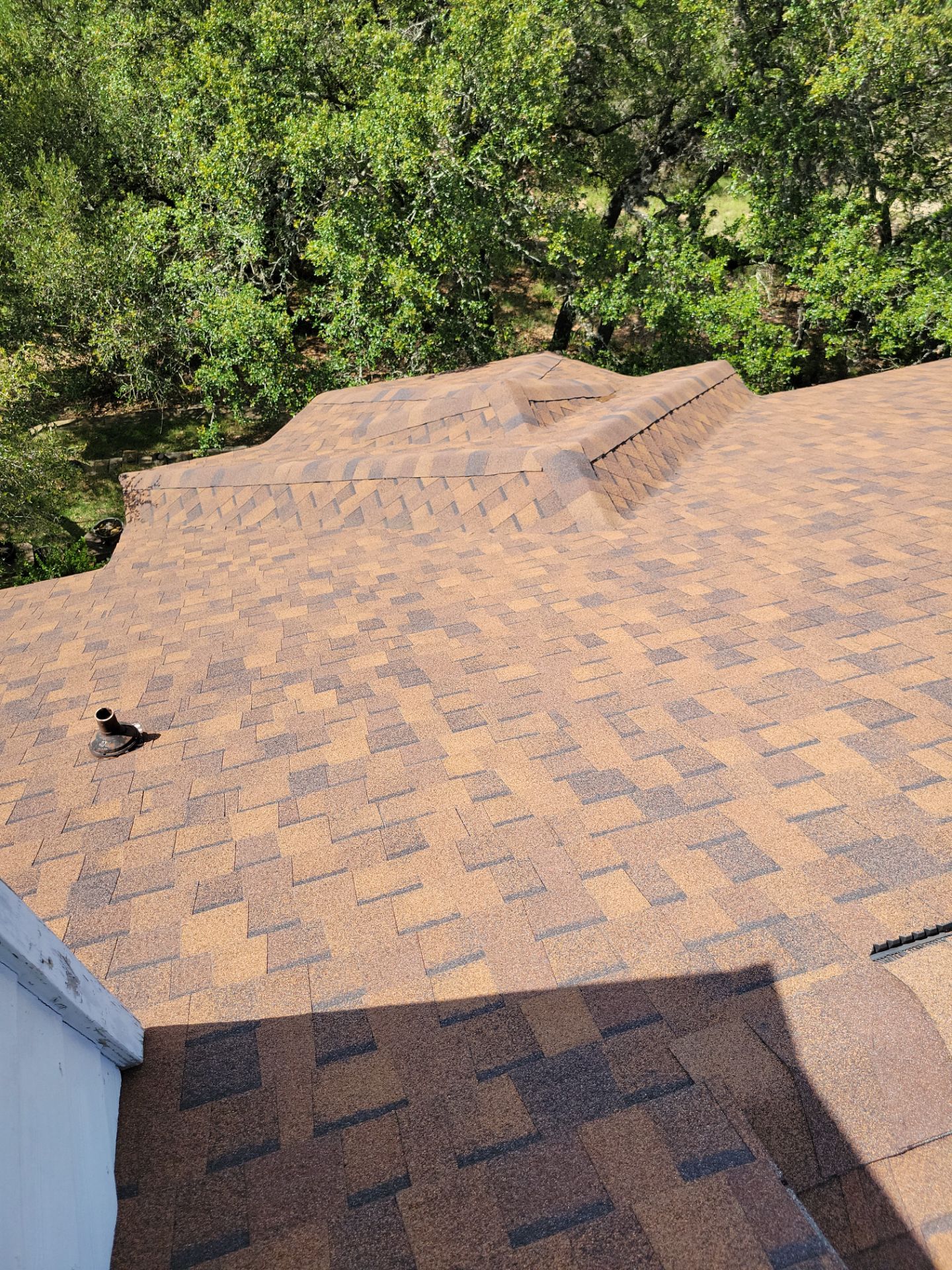 Architectural Shingle Roof Replacement for San Antonio Brick Home by Heaven Sent Roofing, LLC