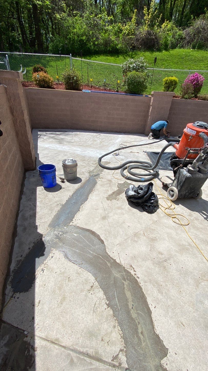 Oxford Pool Deck Project in McKees Rocks by Floors in a Day, Inc