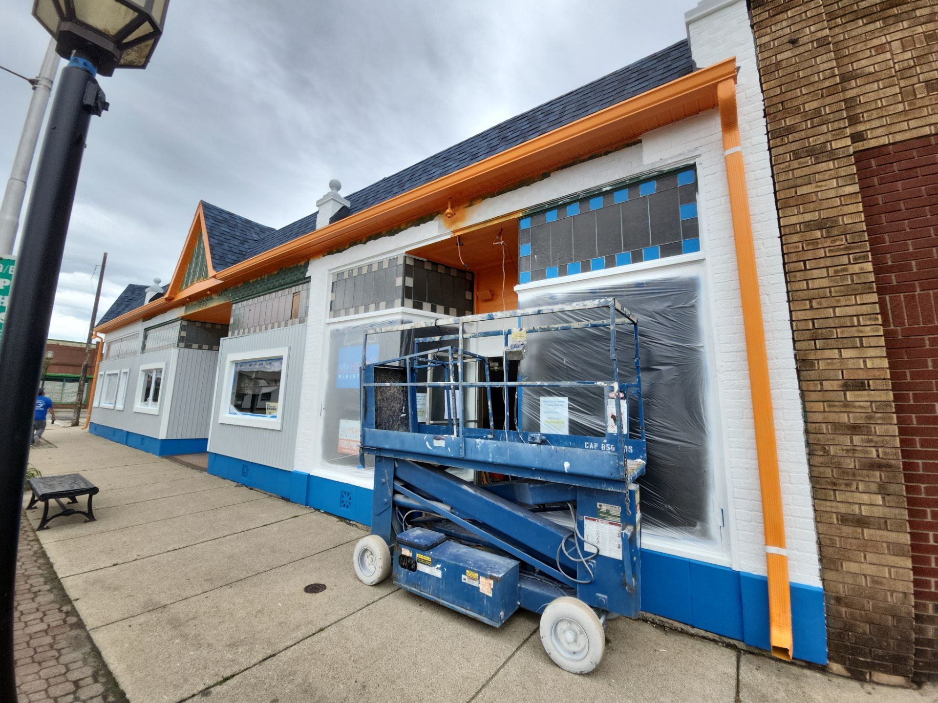 Exterior color change and Epoxy floor. by Gordon Painting