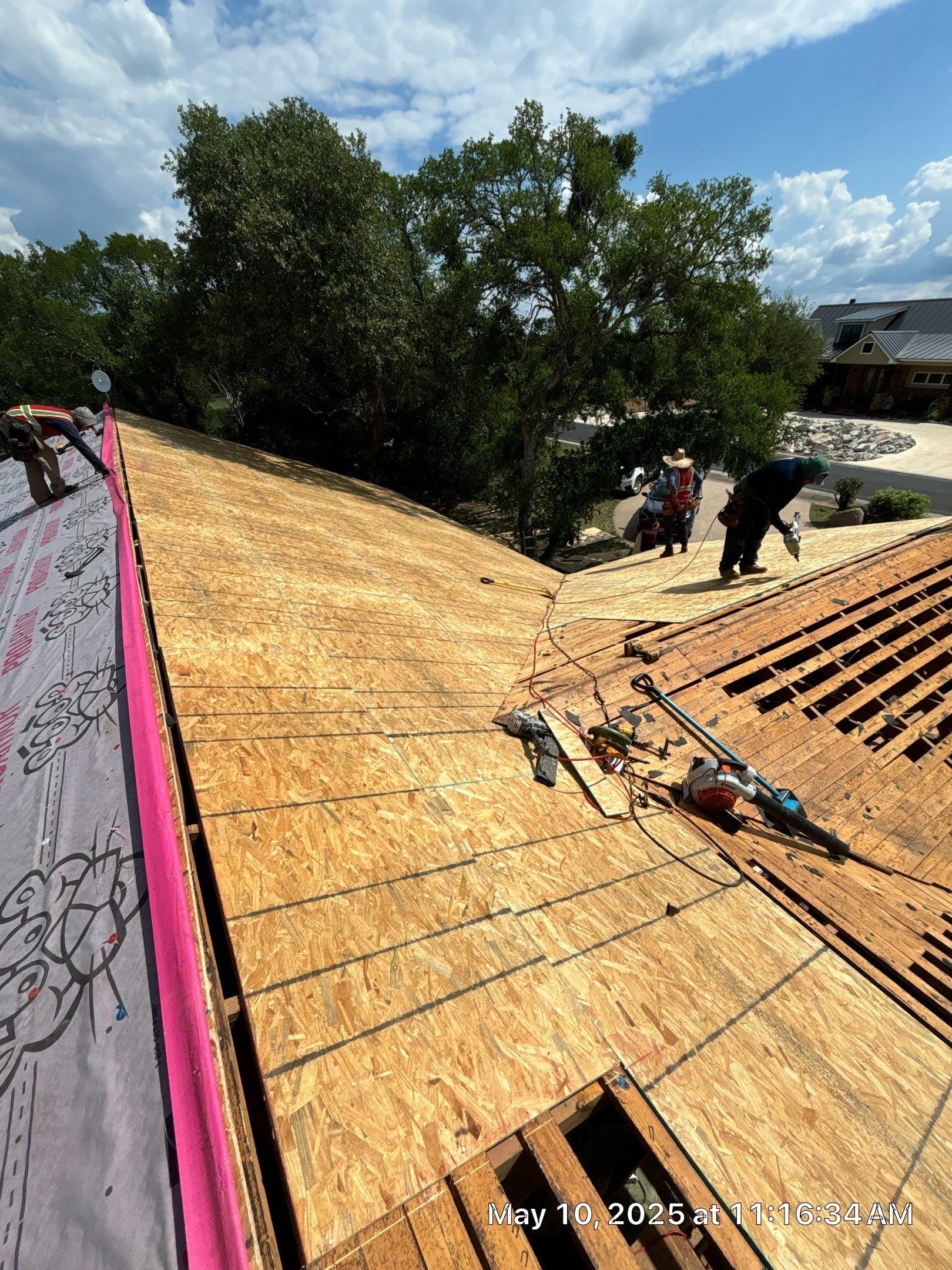 Steel Metal Roofing using McElroy Steel Standing Seam by Lightning Exteriors