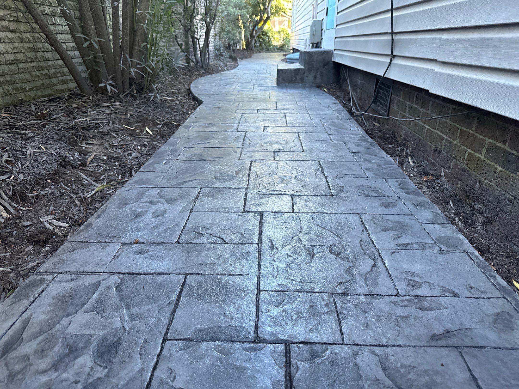 Project in Virginia Beach by Sam The Concrete Man Virginia Beach