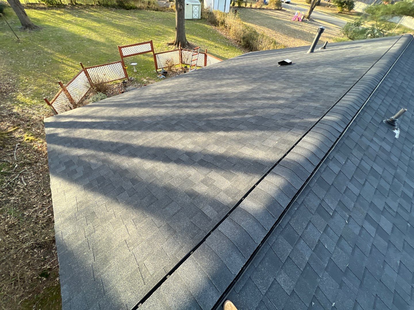 Fairfax: CertainTeed Landmark Pro Designer Shingles in Max Def Charcoal Black by RM Banning, Inc.