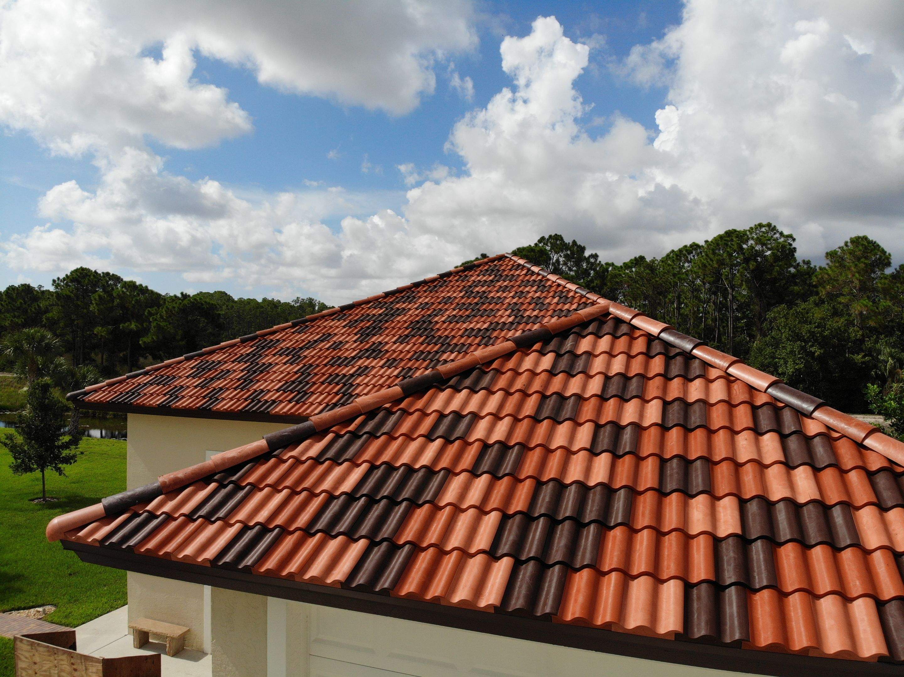 Residential Roofing Installation using Brava Spanish Tile in West Palm Beach by International Roofing
