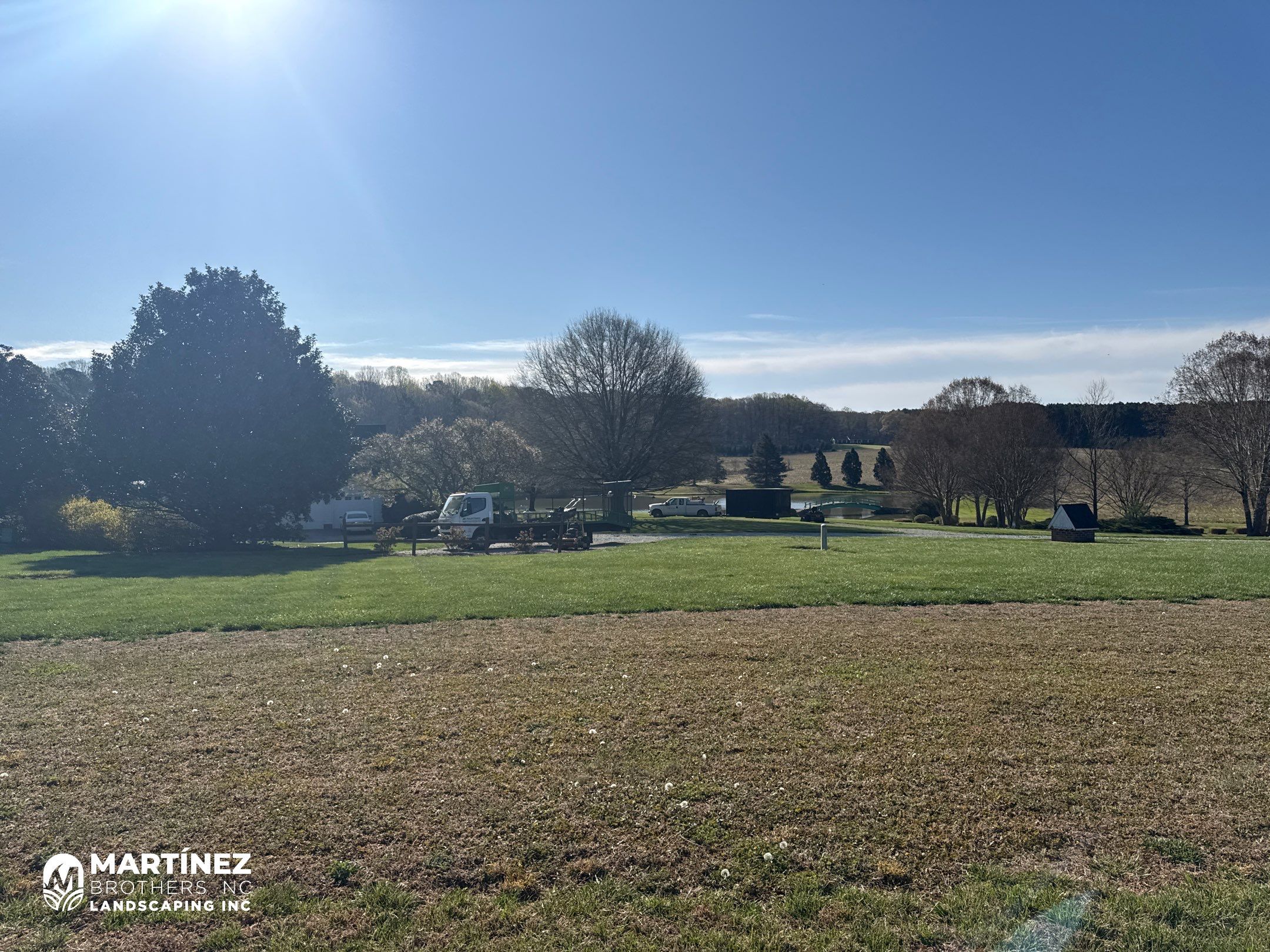 Lawn restoration in Bahama by Martinez Brother’s Nc Landscaping Inc