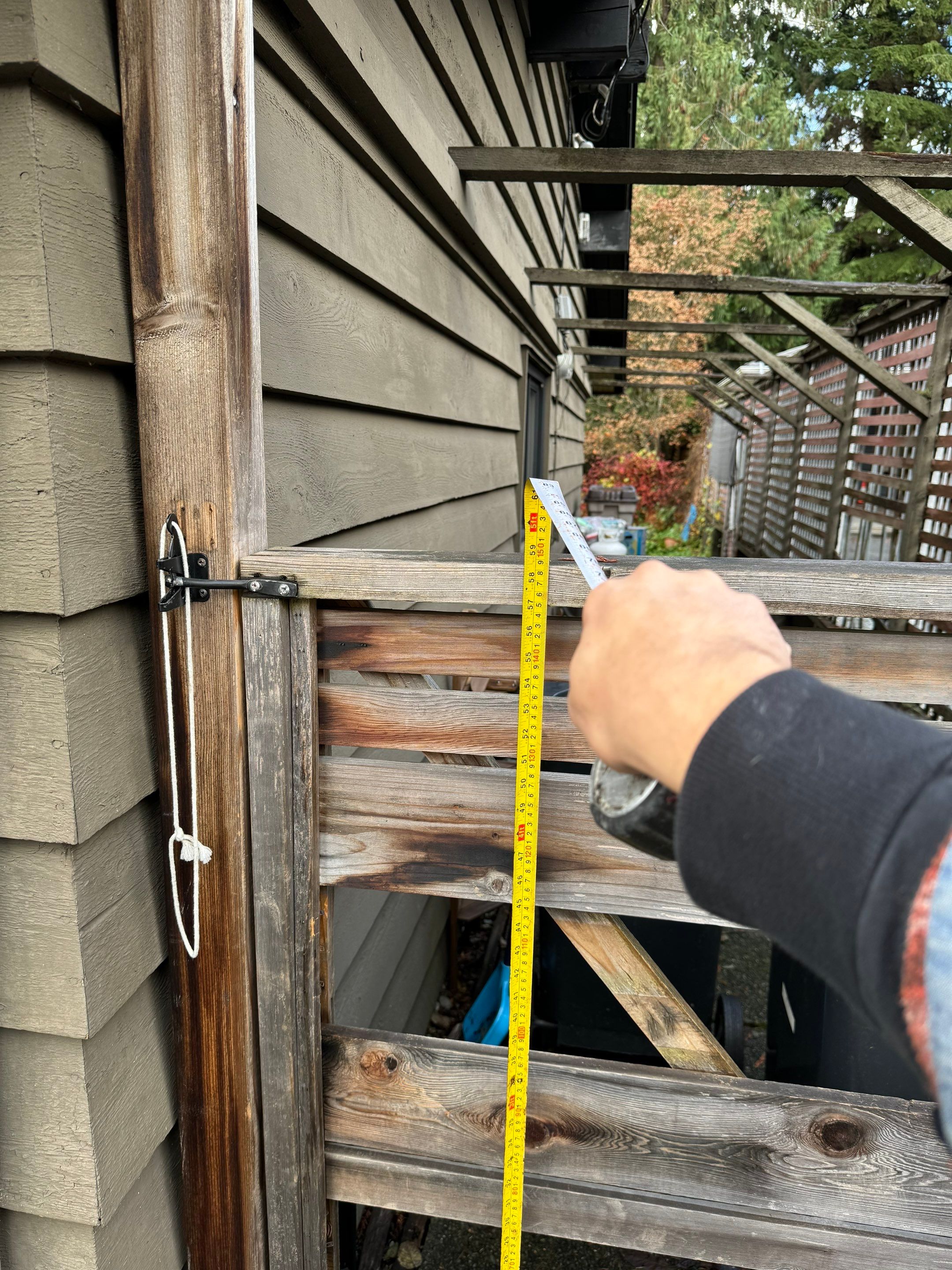 New Wooden Gate by YVR Construction Group