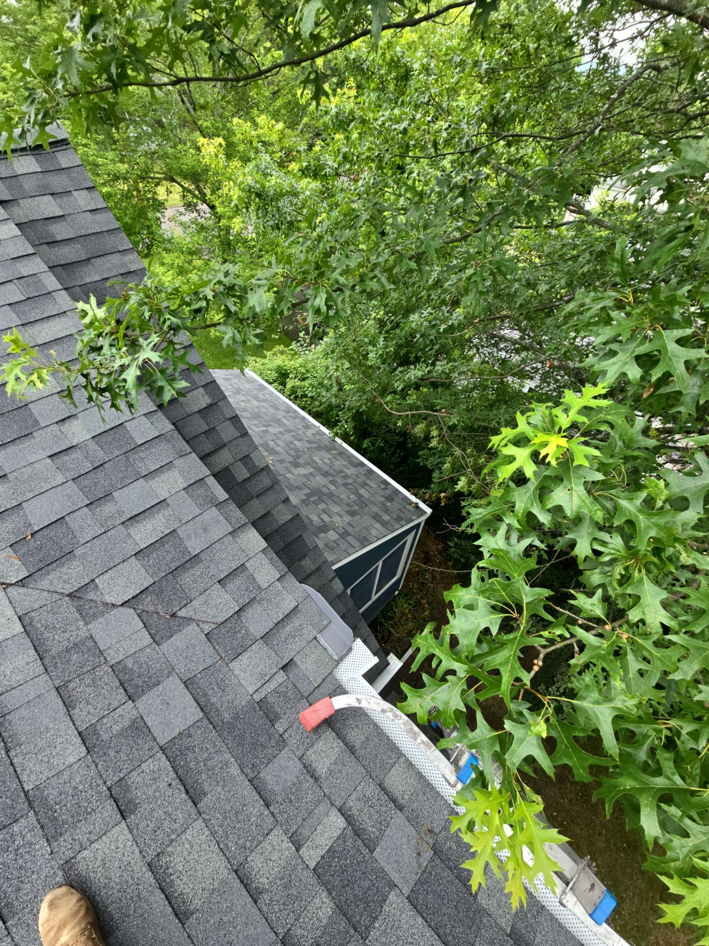Complete Exterior Estate gray with Pacific Blue Siding by A Plus Exterior