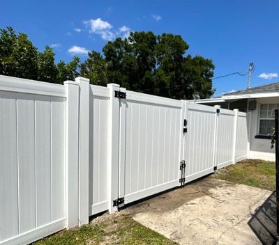 Vinyl Fence Installation using Vinyl Privacy Fence