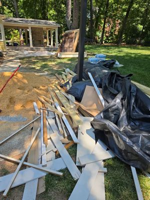 Job site clean up in Charlotte
