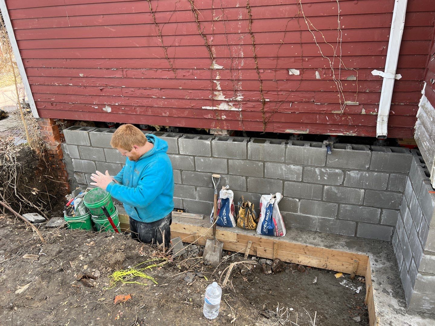 Excavation, Foundation Rebuild, and Masonry Repair by ACE Waterproofing & Basement Solutions