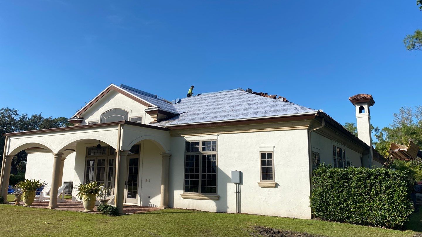 Residential Concrete Tile Replacement in Naples, FL by International Roofing