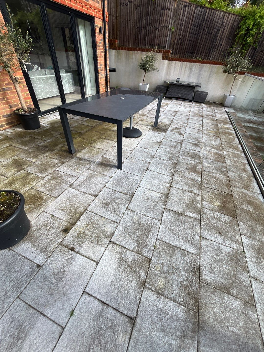 Roof Patio Driveway Clean using Honda 15lpm Low Pressure Washing Machine by Ges Exterior Cleaning ltd