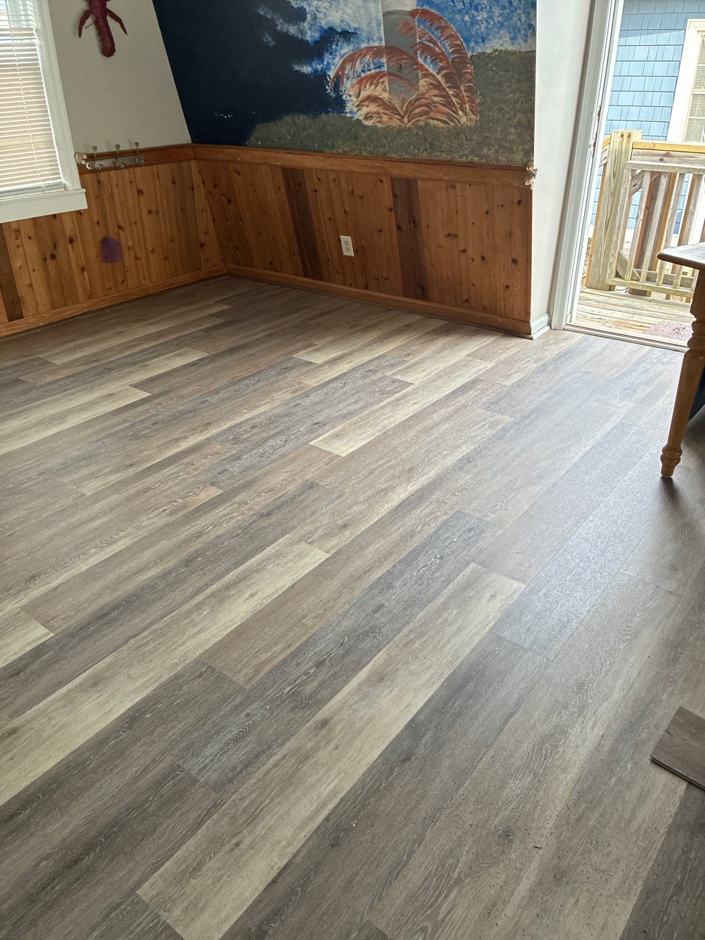 Caving Floors - LVP Structural Floor Repair in Oak Island, NC by Licensed General Contractor by RGR Construction and Roofing, LLC