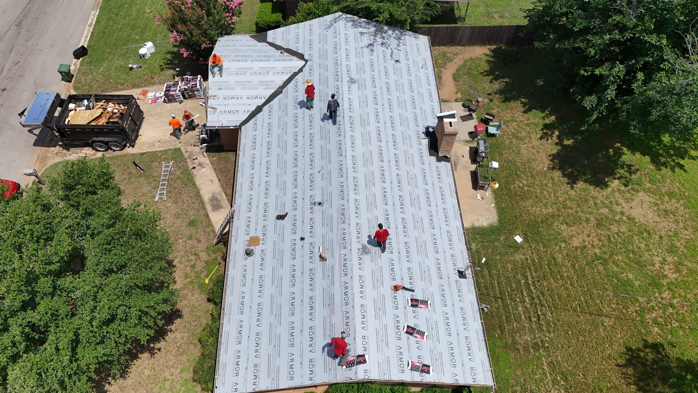 Full Roof Replacement and Decking Repair in Hurst, Texas by Armor Roofing | Exteriors