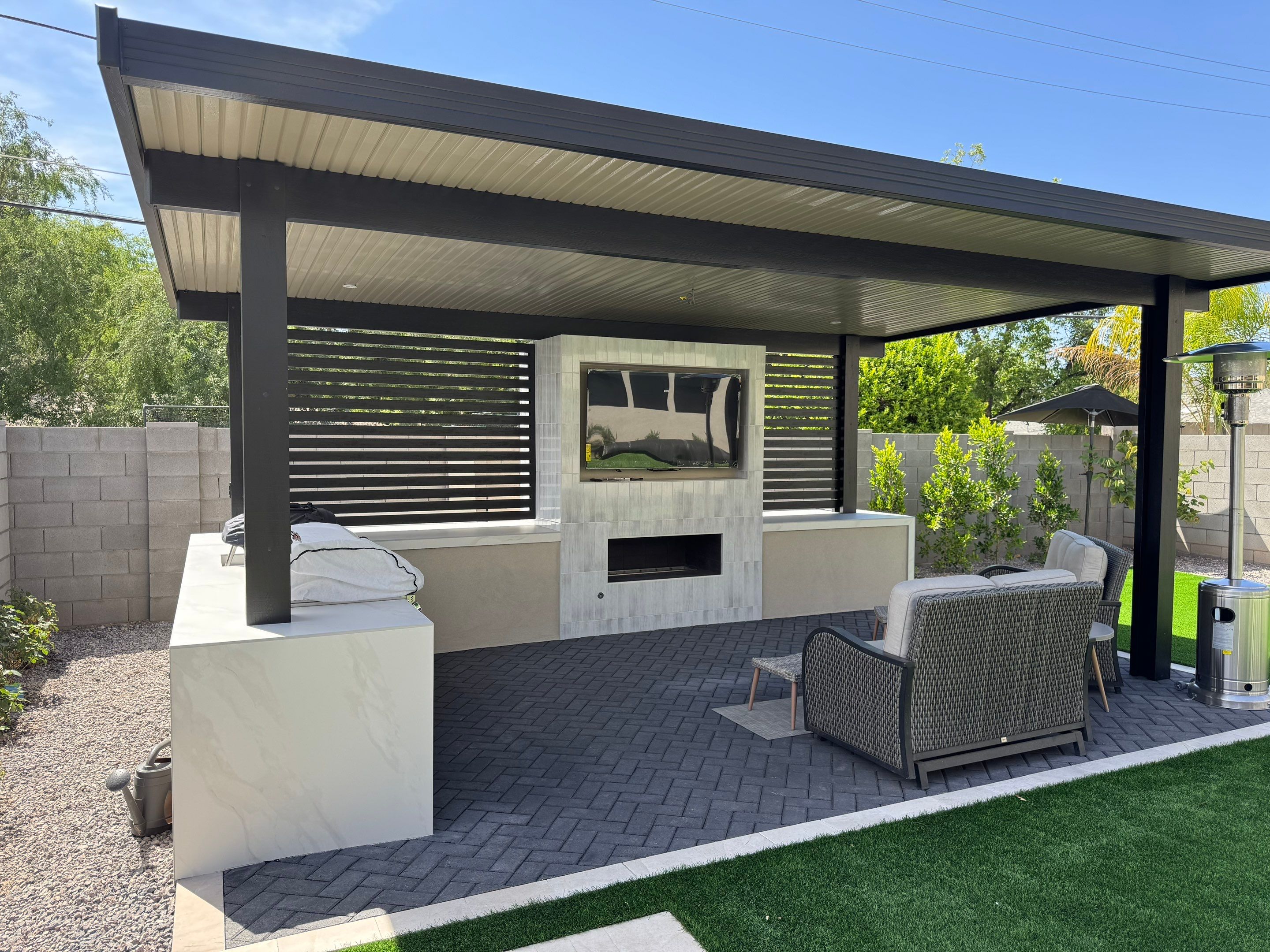 Full Backyard Transformation – Phoenix, AZ by We Do Hardscape
