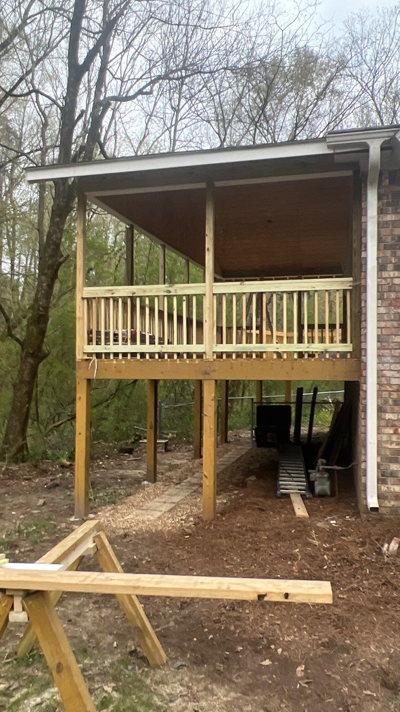 Mountain Brook - Covered Porch by Pillar and Pine