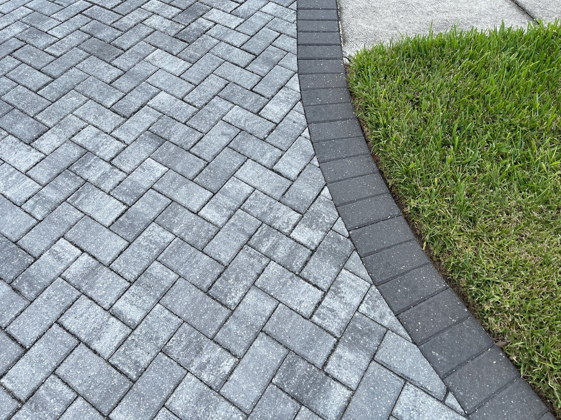 Paver Driveway using Concrete Sealant by DuraSeal
