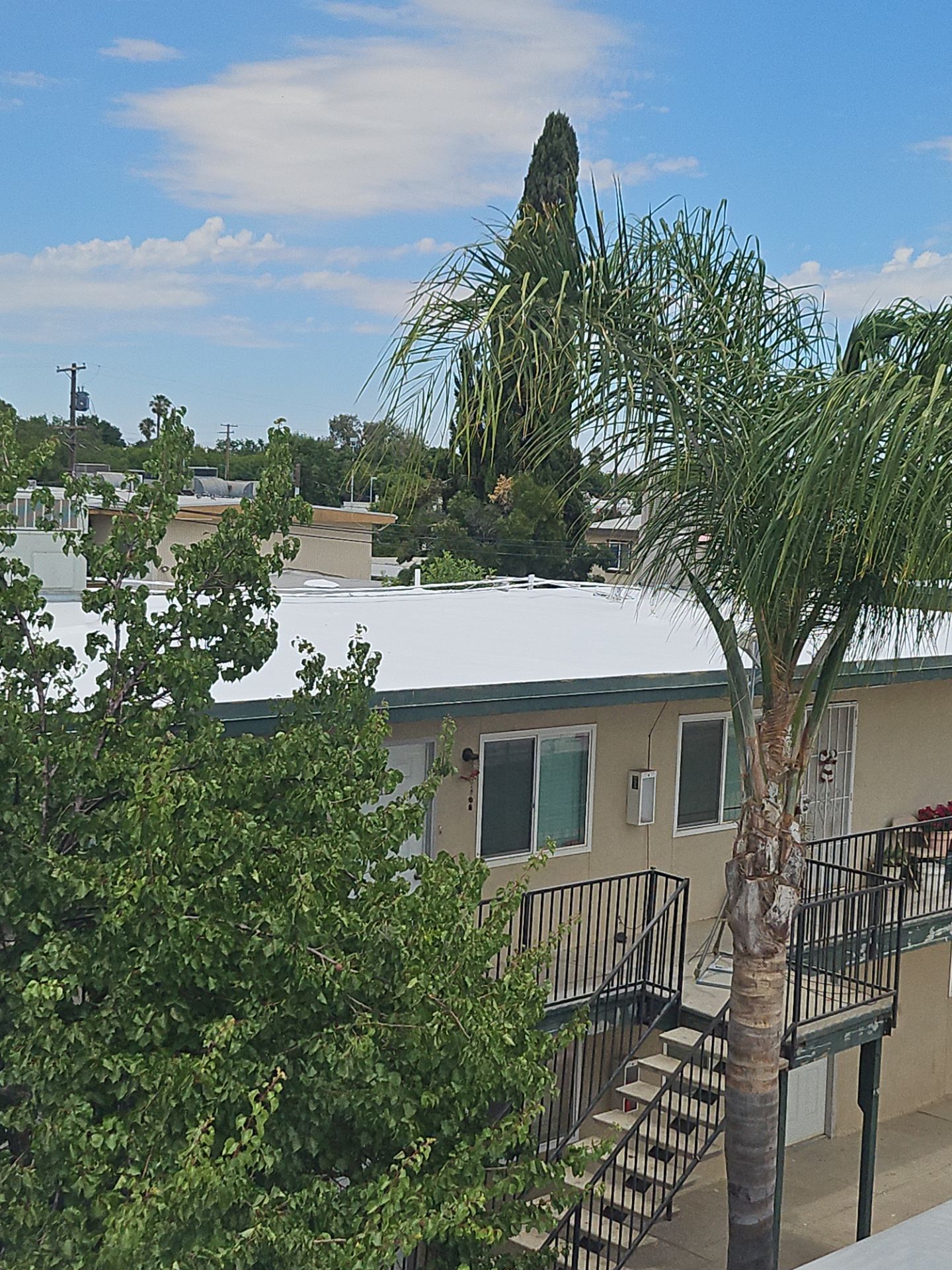 Foam Refurbish using General Coatings acrylic coatings and spray foam by Straight Edge Roofing Inc