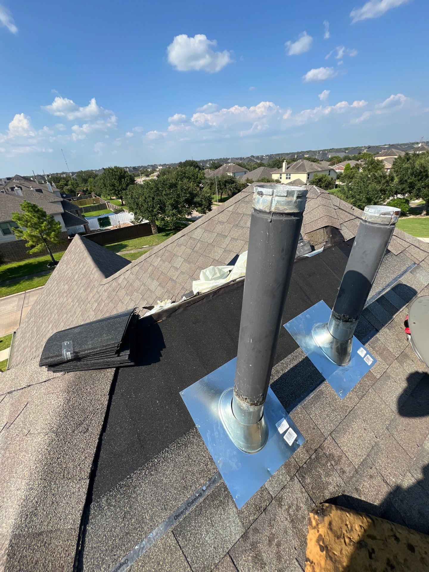 Hail Damage using Owen's Corning Duration (Lifetime) Shingles by Roof Repair Services LLC