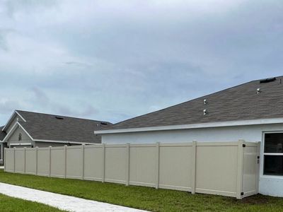 Vinyl Fence Installation using Vinyl Privacy Fence 