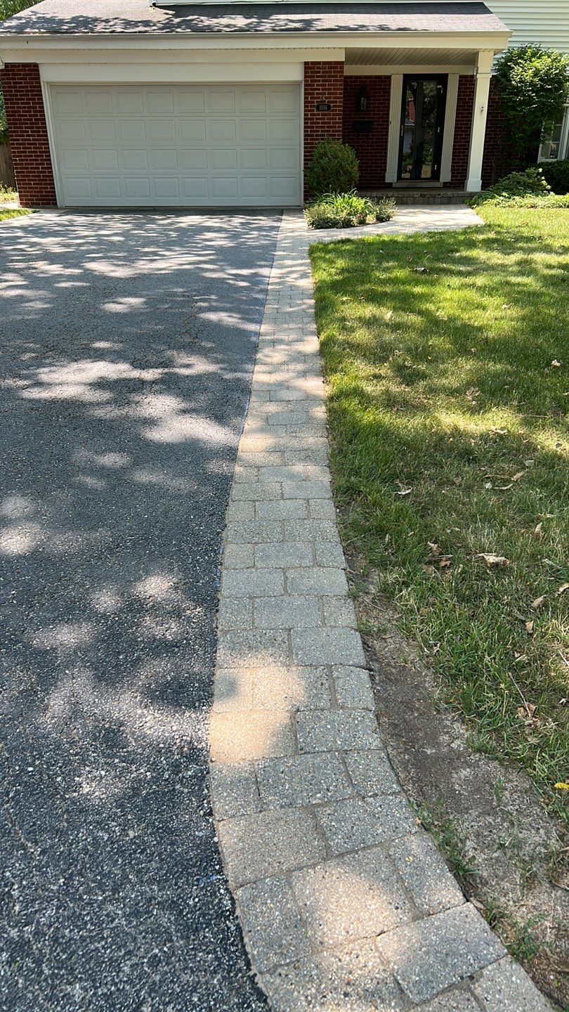 Brick paver clean, sand and seal.  using Surebond SB-1300 by Northern Power Washing LLC.
