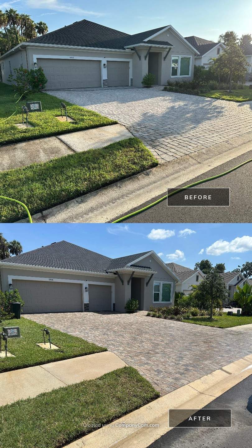 🏡 Complete Exterior Cleaning – Trevesta Community, Palmetto, FL by Sunshine AquaWash