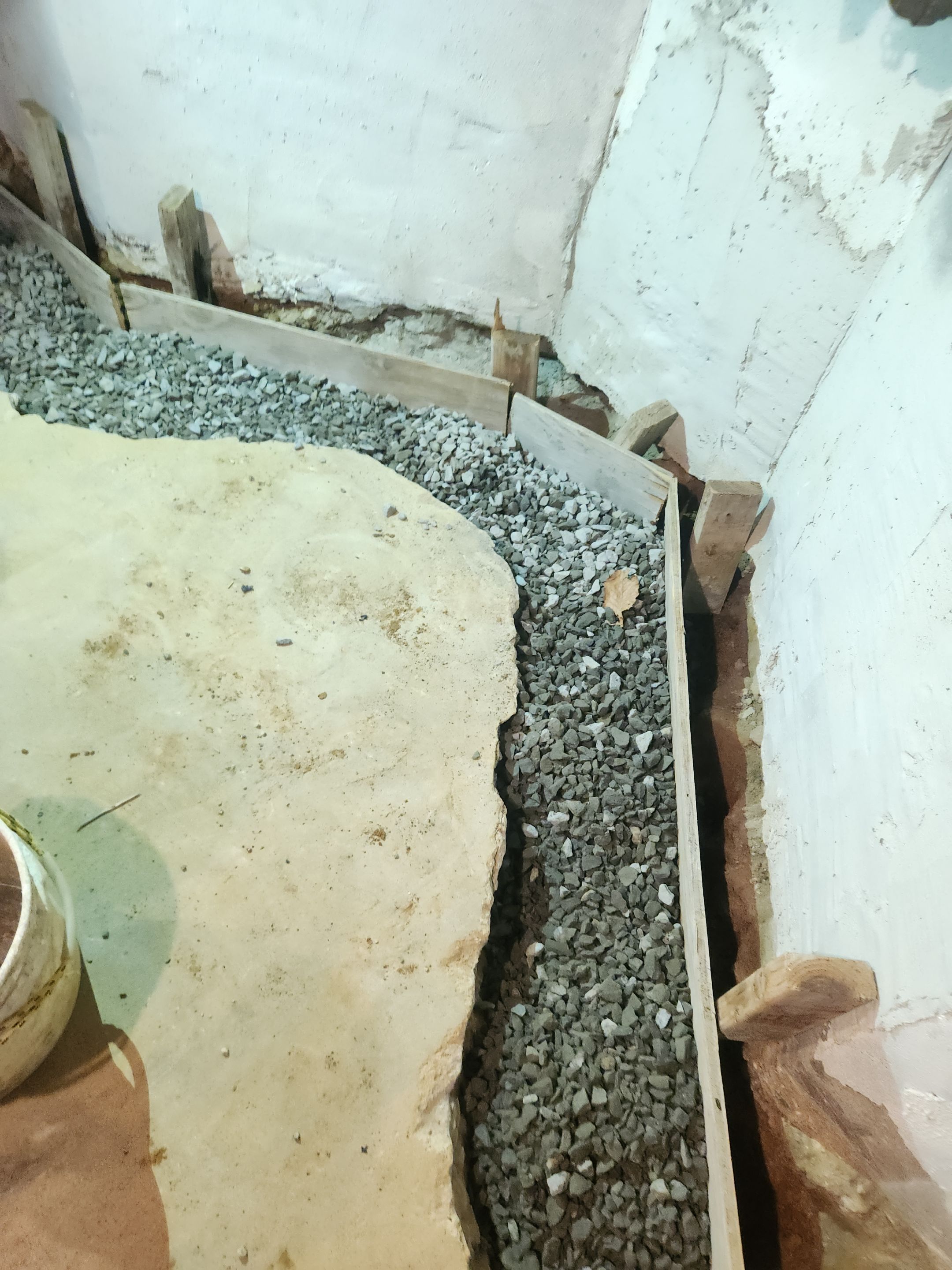 Interior French Drain Mt Tabor, NJ by Pure Service Pro, LLC 