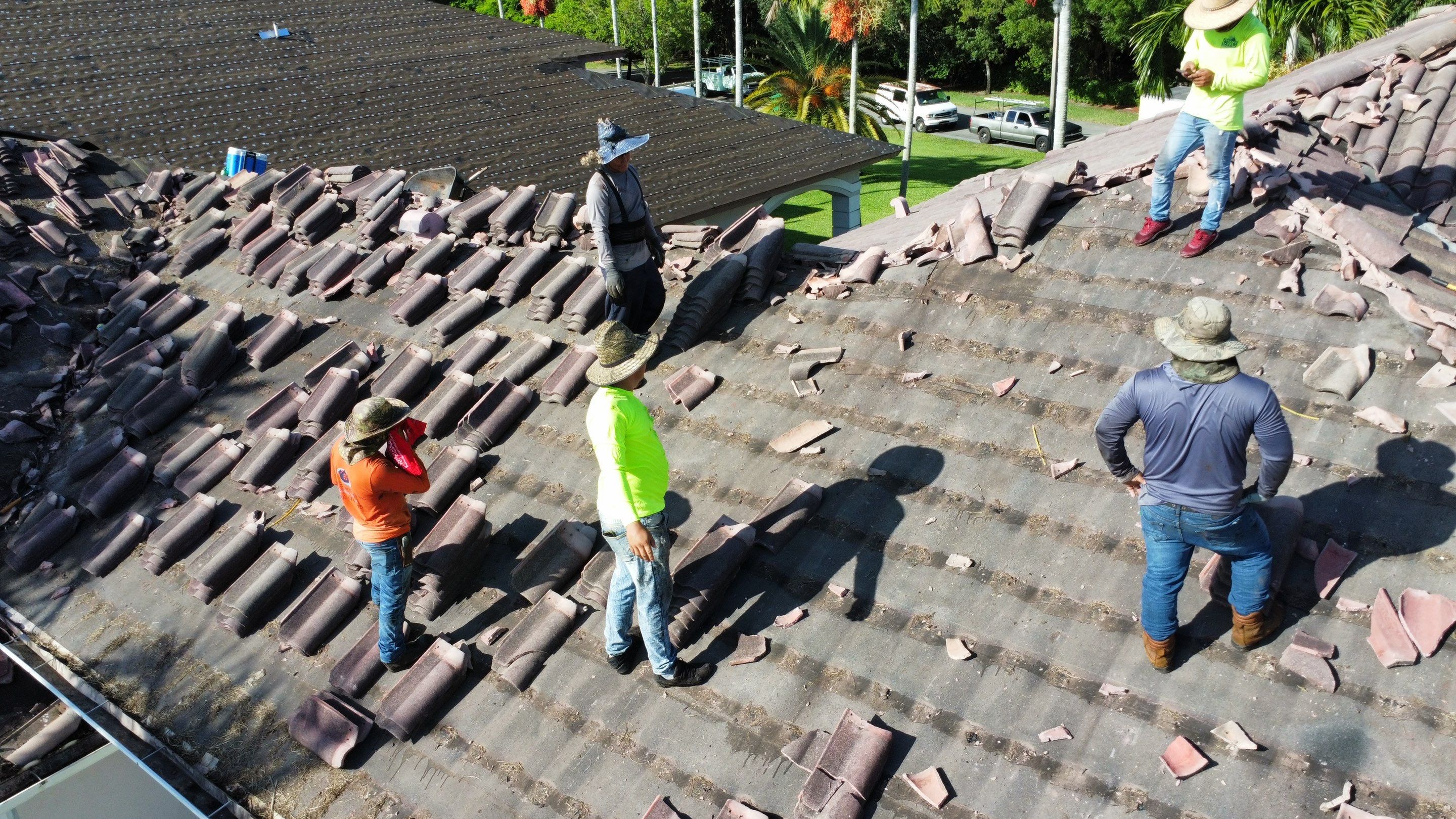 Peppertree Circle West, Davie, FL by G&J Roofing 