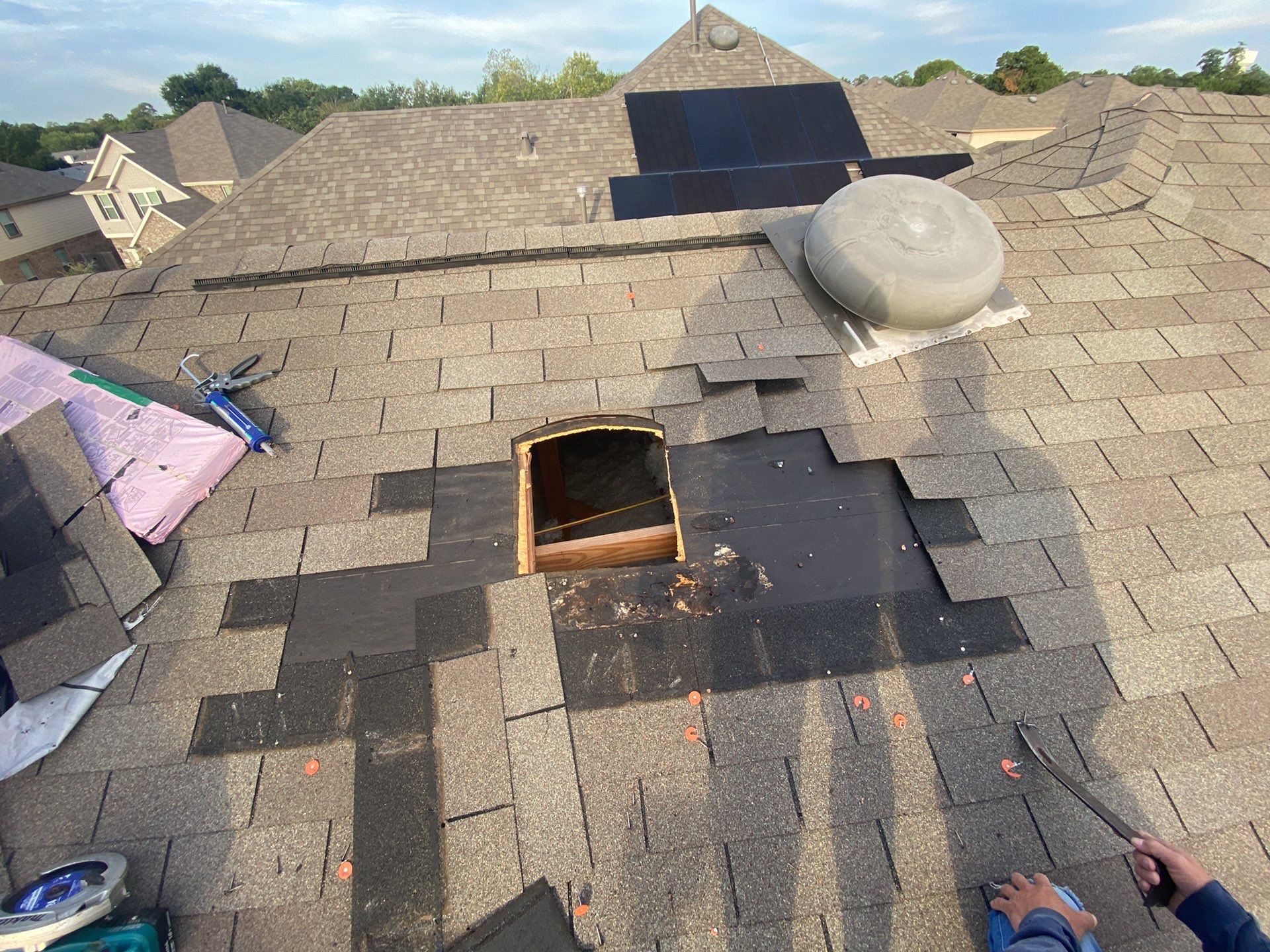 Residential Roofing Repair using Owen's Corning Duration (Lifetime) Shingles by Roof Repair Company