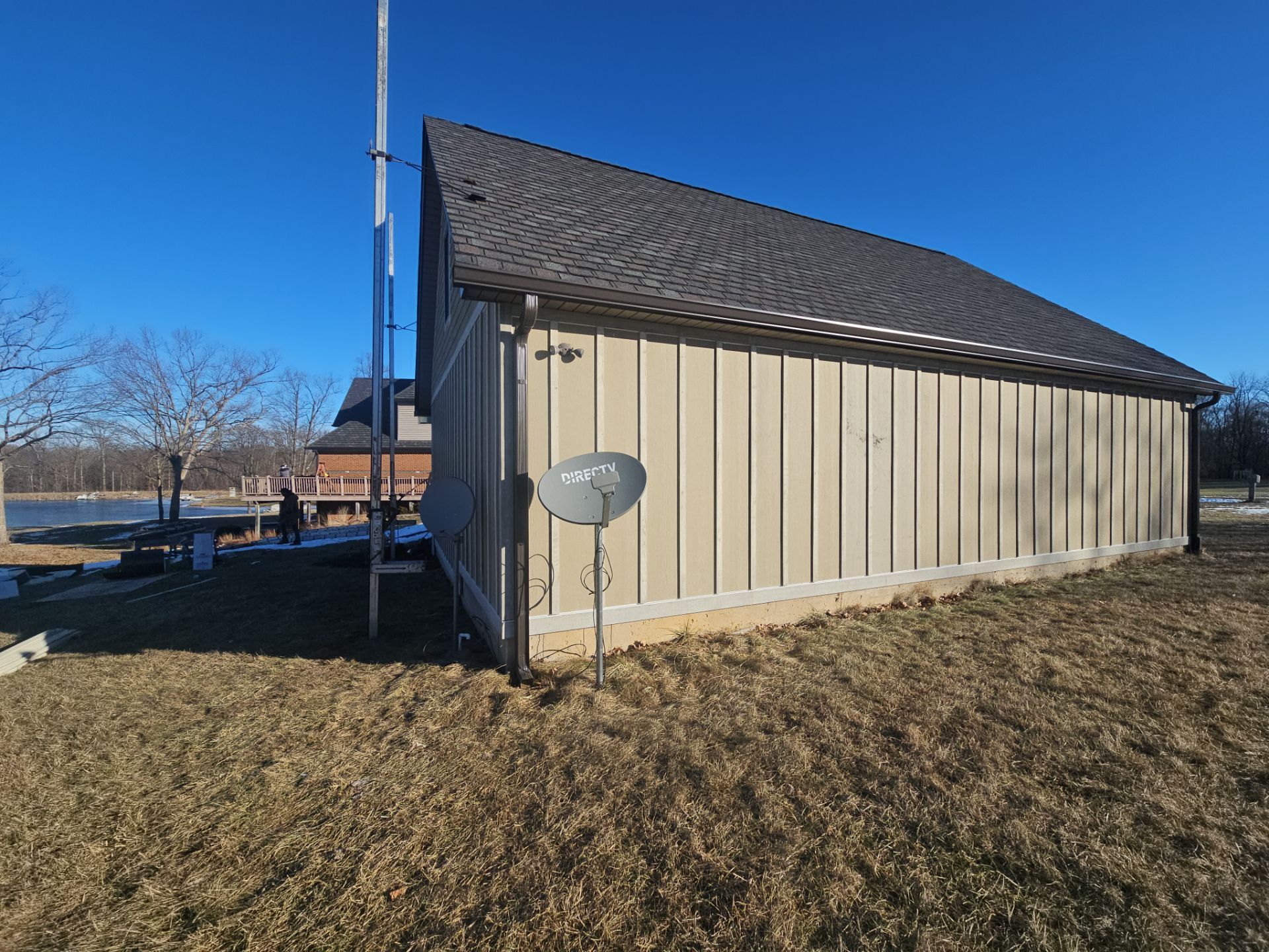 Siding Installation using James Hardie Board & Batten and James Hardie Shakes by Koontz Construction