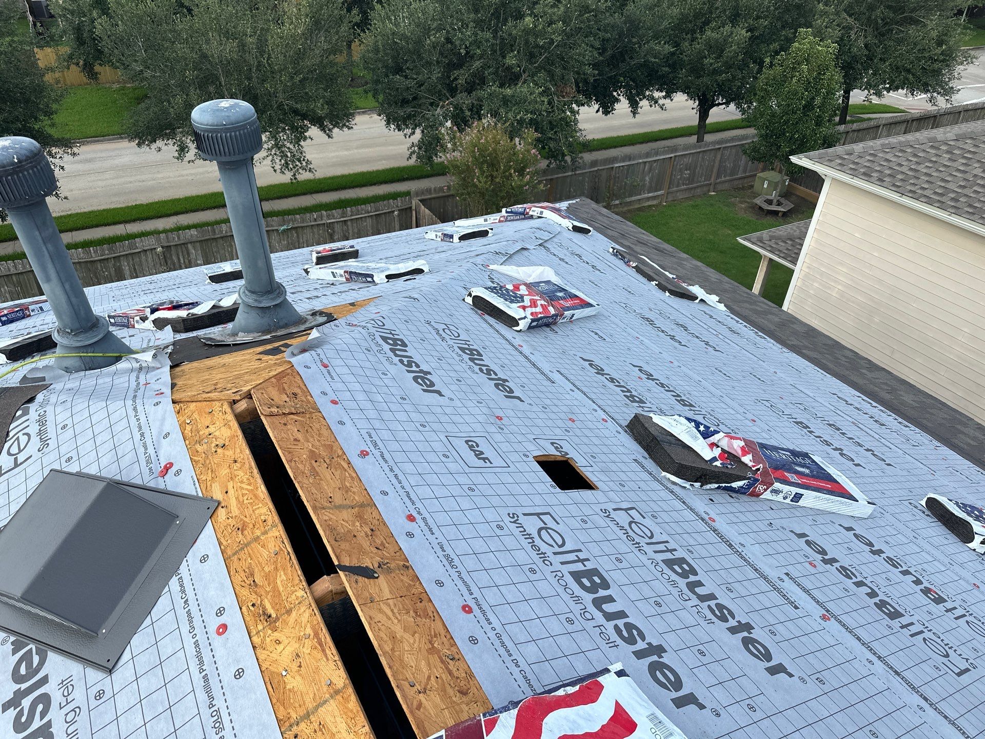 Project in Katy by Motion Roofing