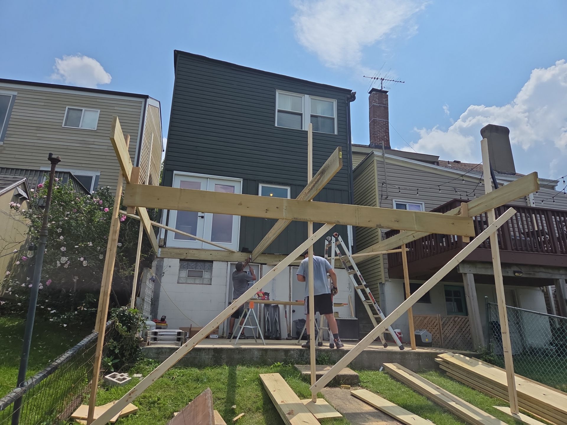 Deck Project in Southside Slopes by Cousins Roofing Siding & Decks