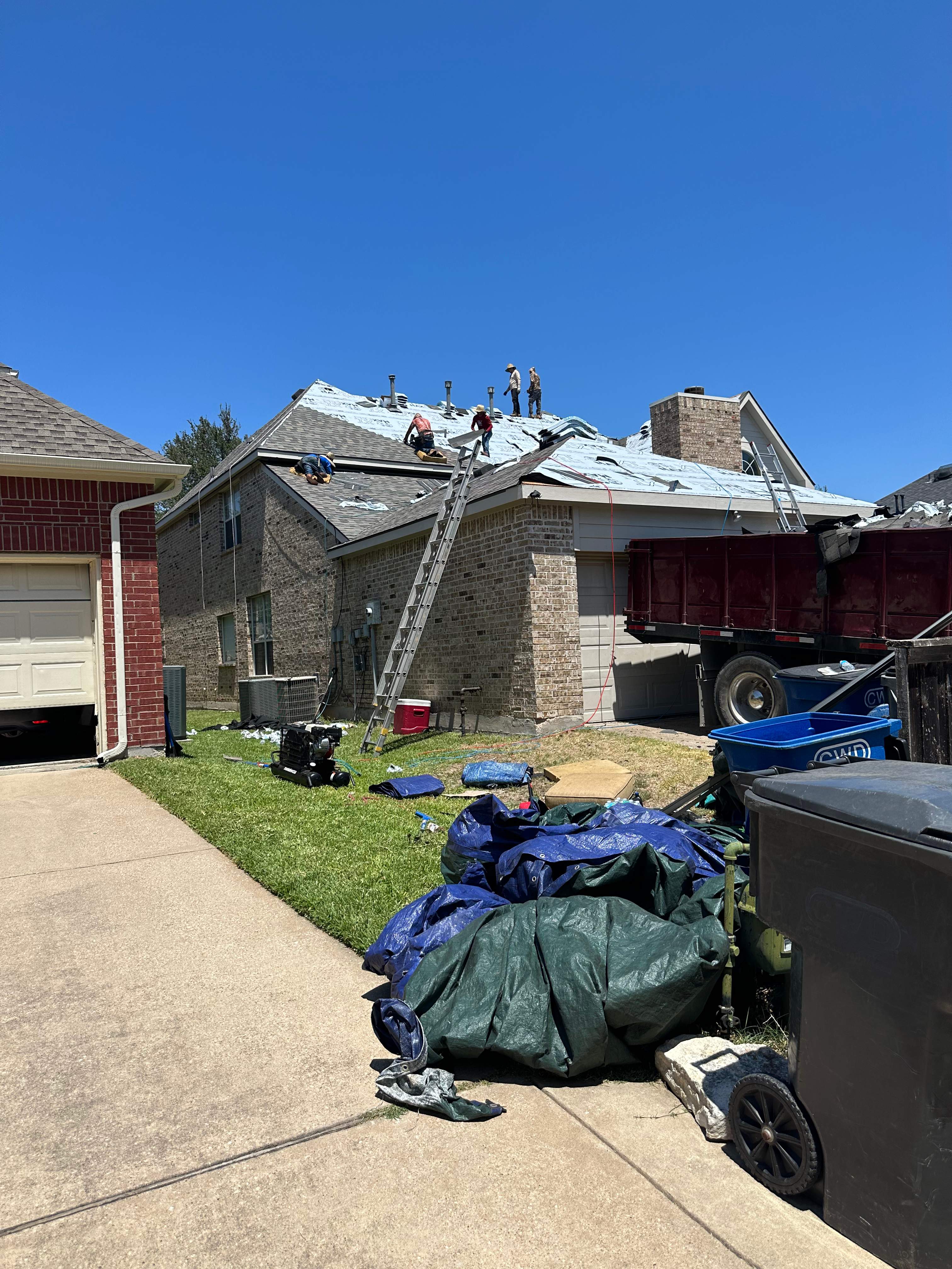 Property Repairs After Hail Storm Plano Texas by Eminent Roofing & Auto Hail Repair