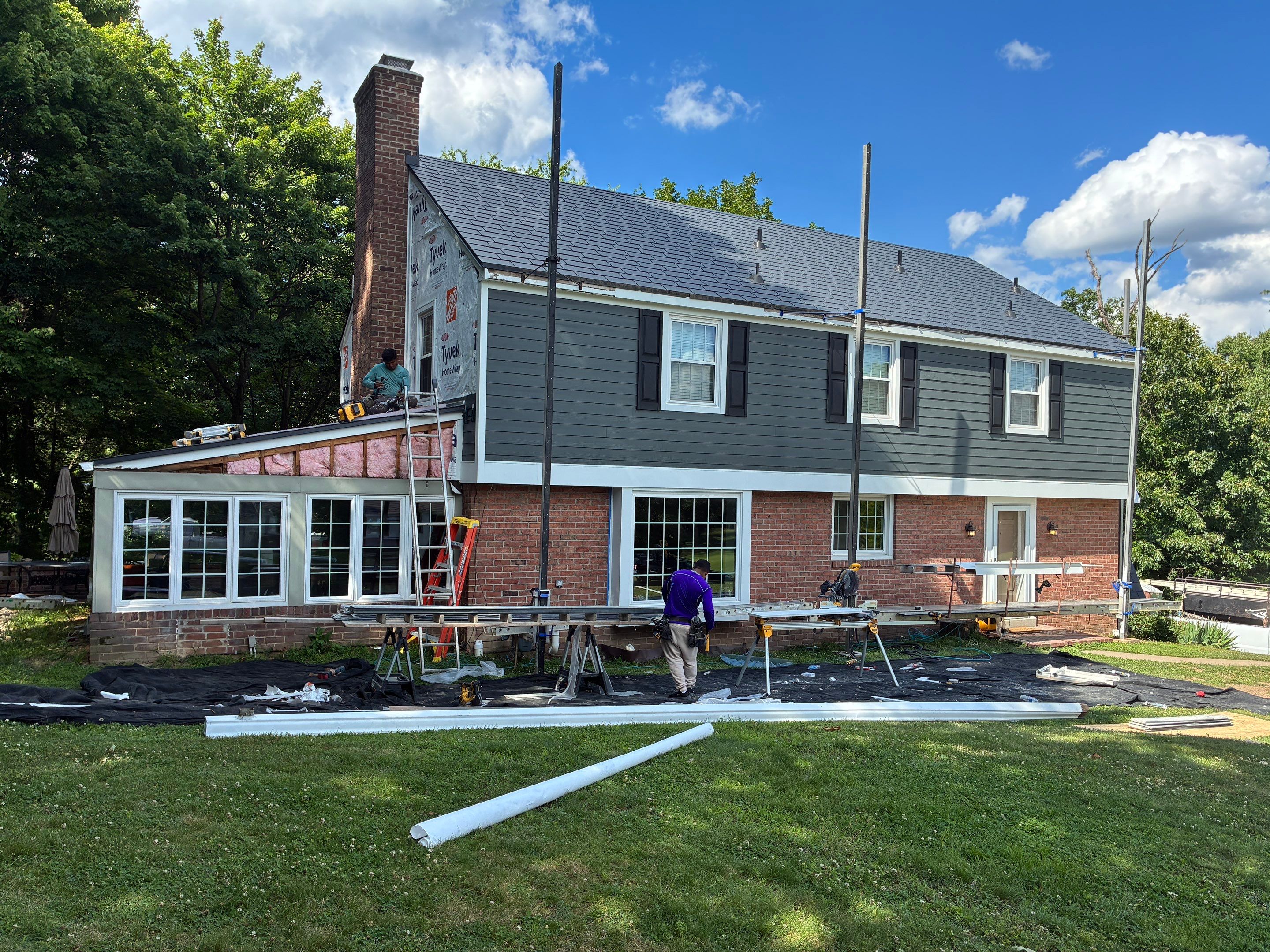 James Hardie Transformation of a Majestic Sewickley Heights Home by Ideal Siding Pittsburgh