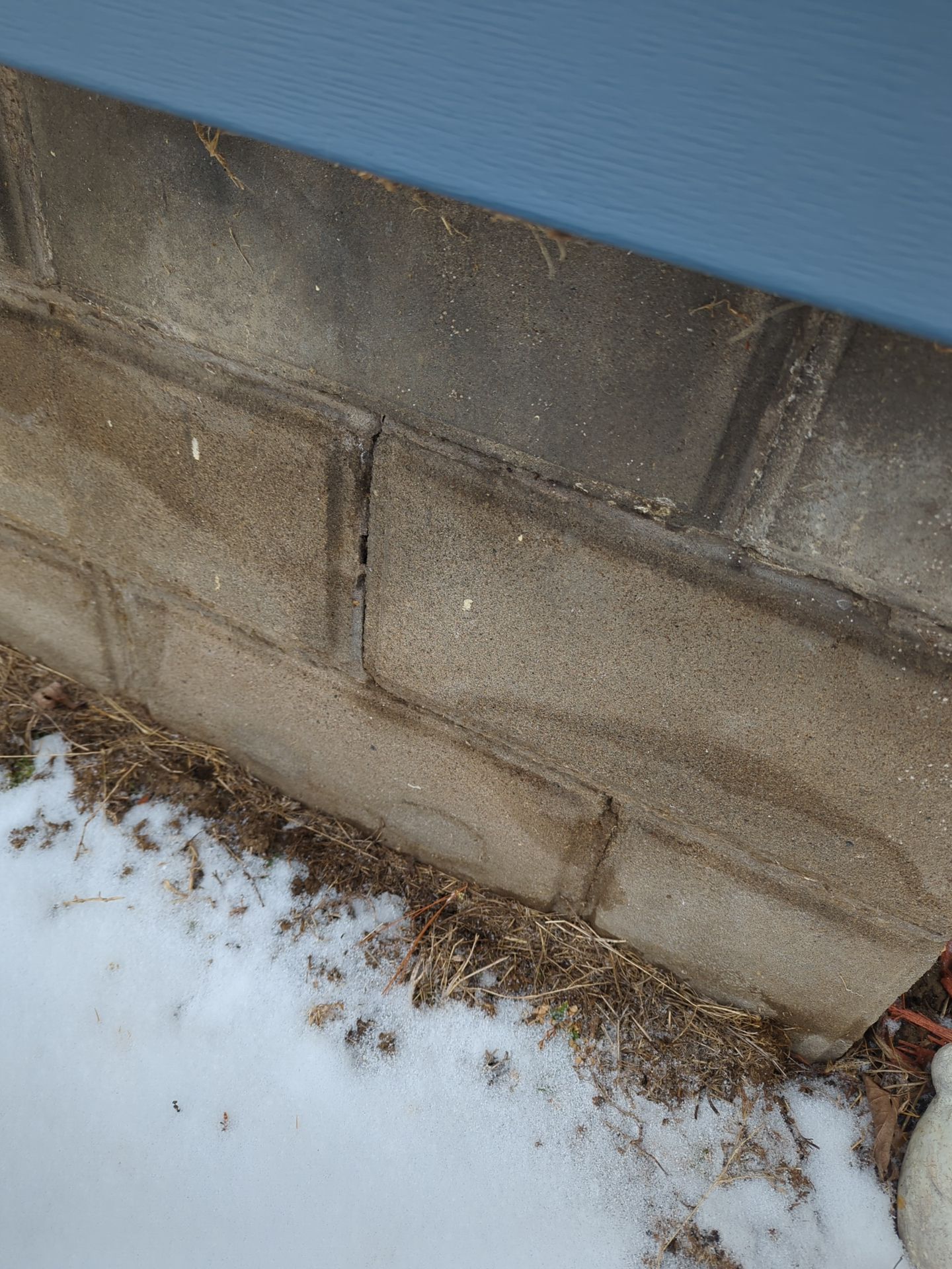 Bowing Wall using Fortress Invisibeams  by ACE Waterproofing & Basement Solutions