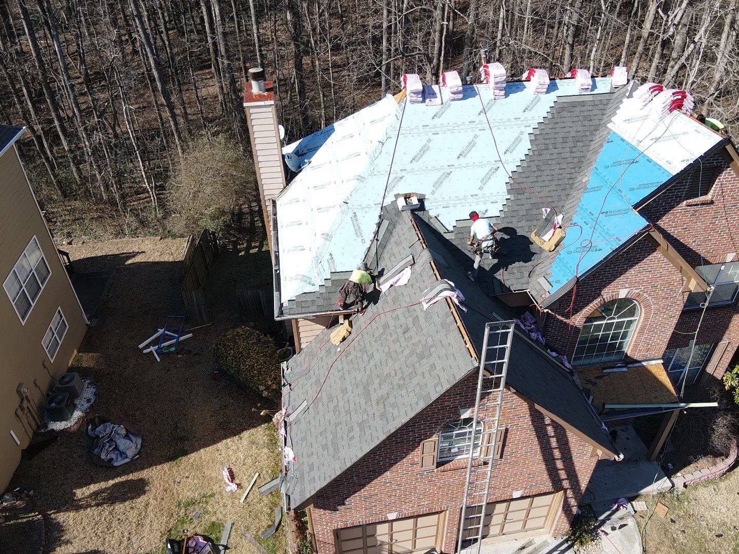 Residential Roofing Installation using Owens Corning by Inspector Roofing and Restoration