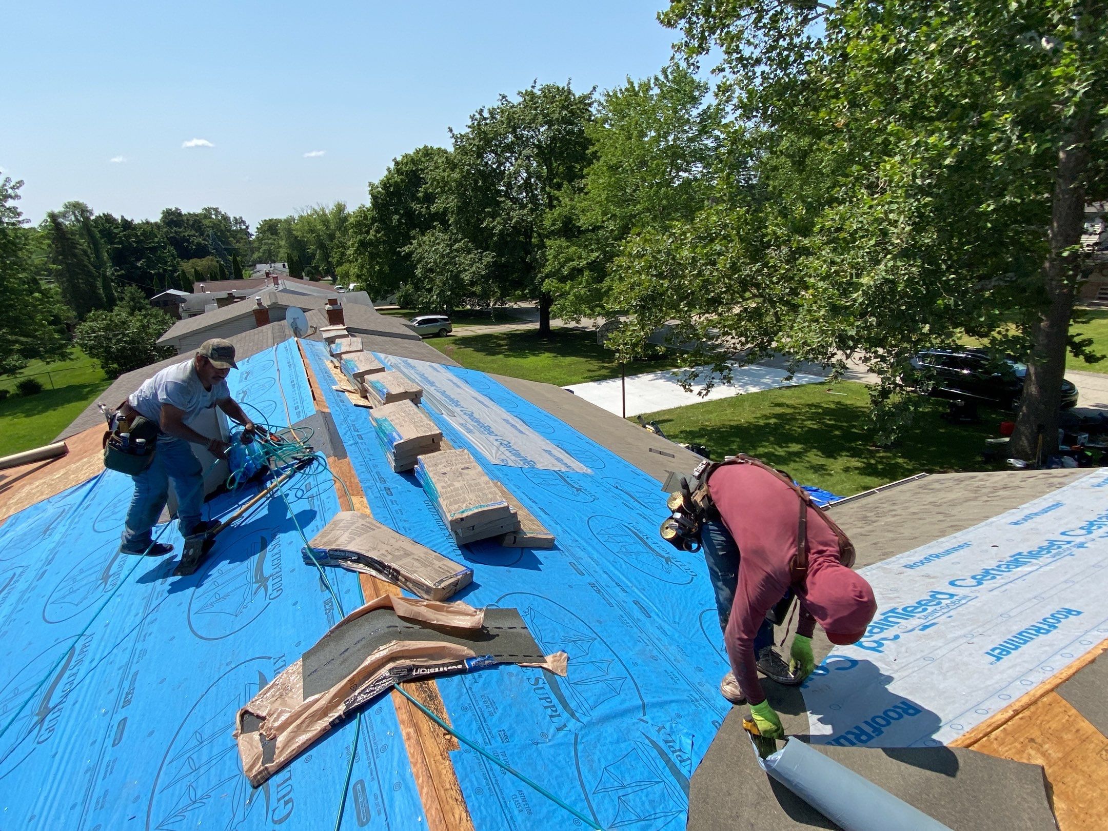 Roof Replacement using CertainTeed Landmark by 180 Contractors