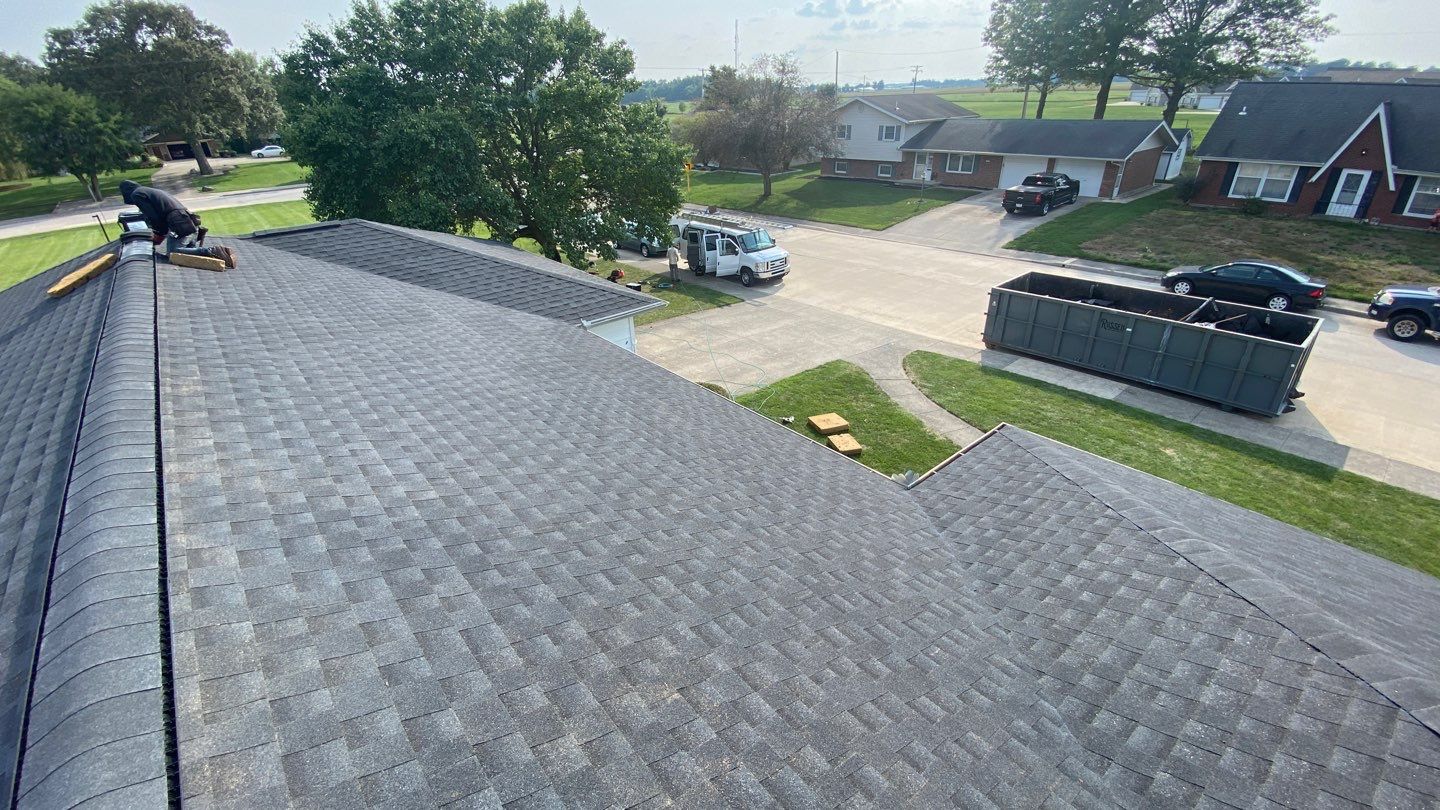 Residential Roofing Installation using GAF Timberline HDZ Charcoal by Nitro Roofing and Construction