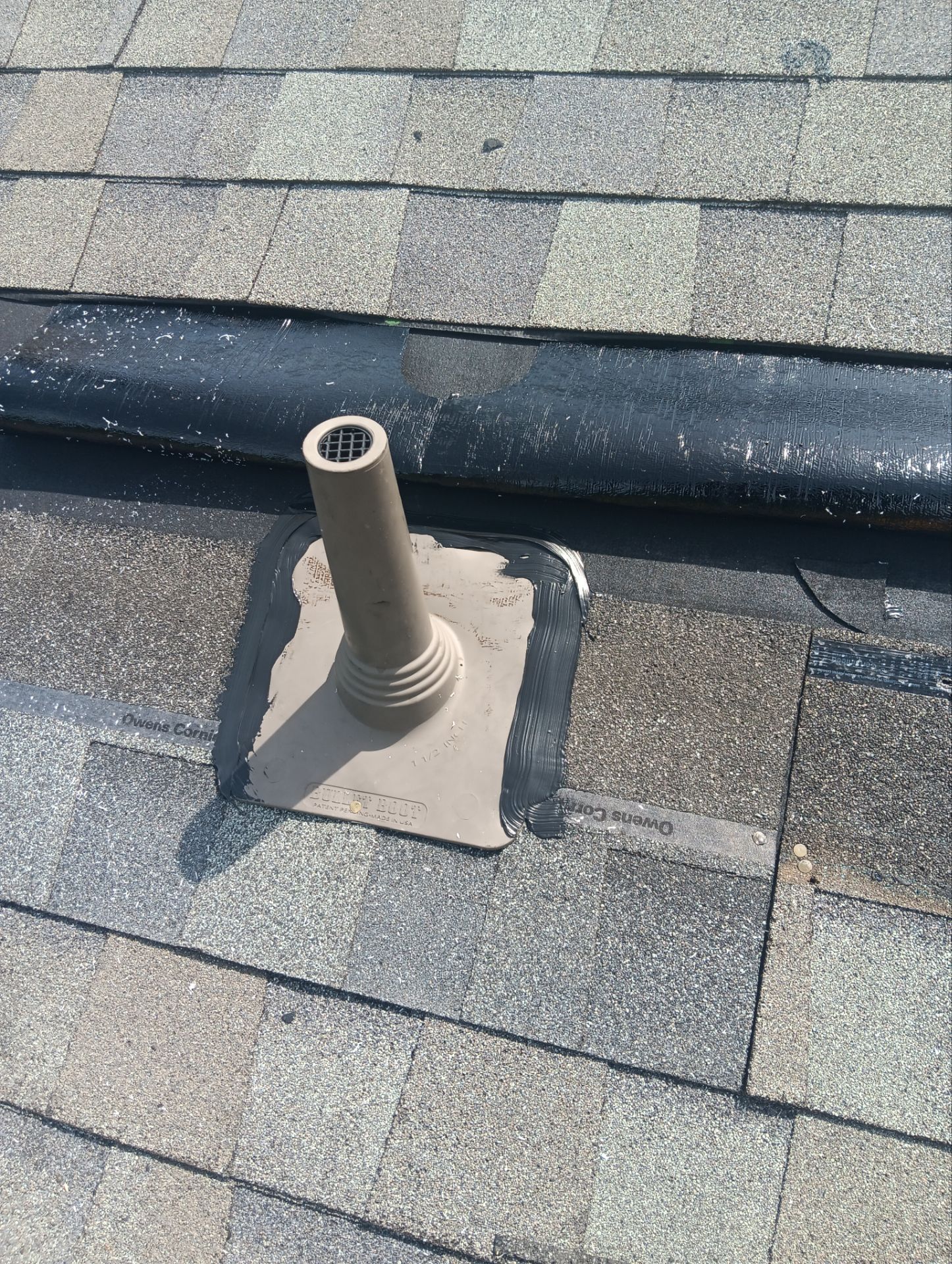Hail Damage using Owen's Corning Duration (Lifetime) Shingles by Roof Repair Company