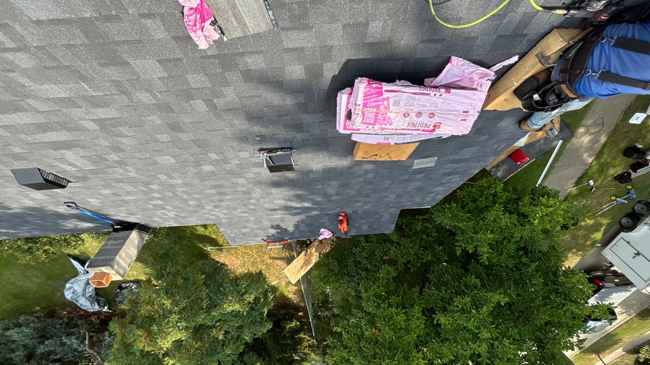 Roof Replacement using Owens Corning Onyx Black by 180 Contractors