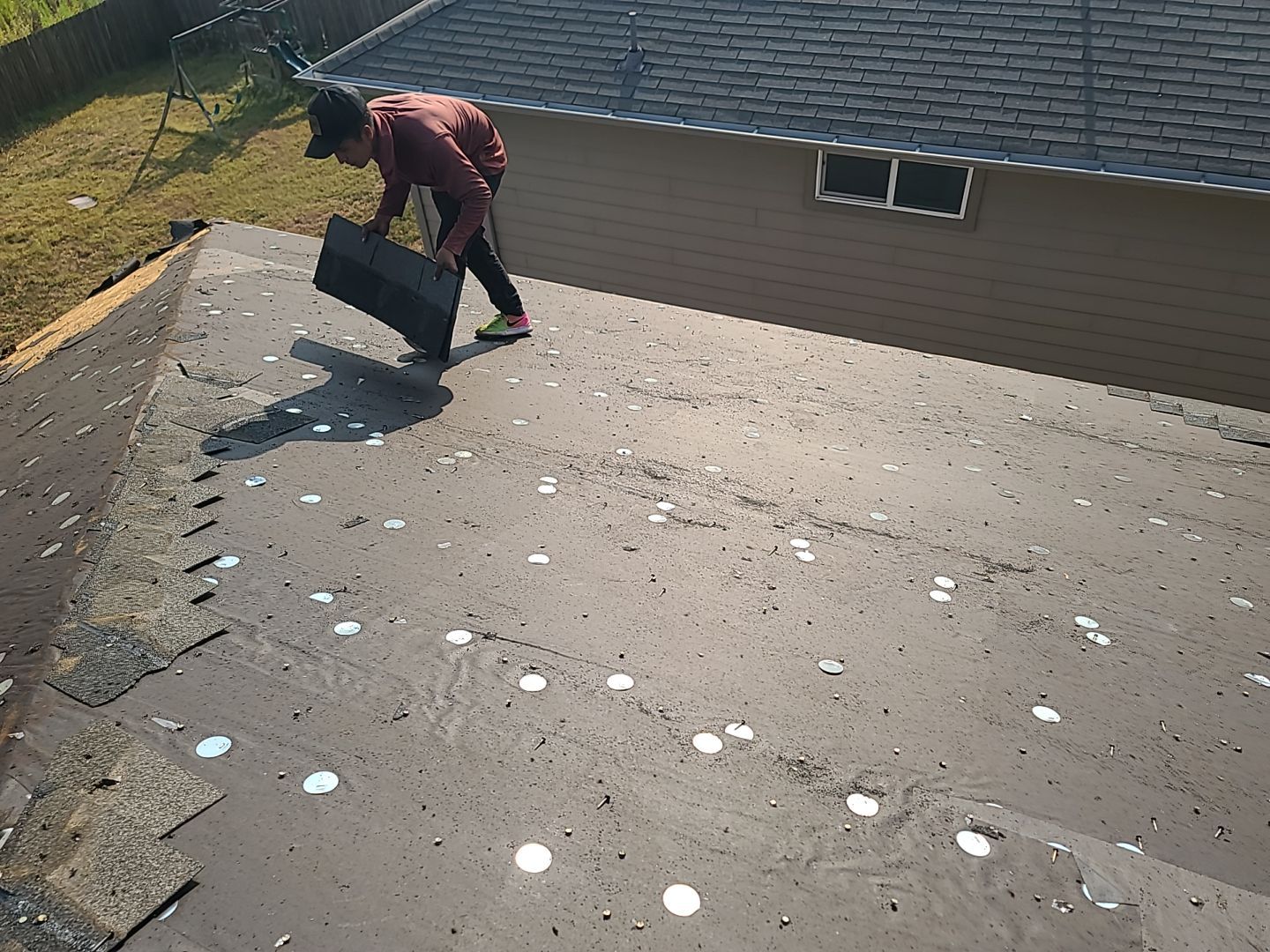 Manor Exterior Restoration Including Fence Reset and Roofing Repair by Caliber Restoration LLC