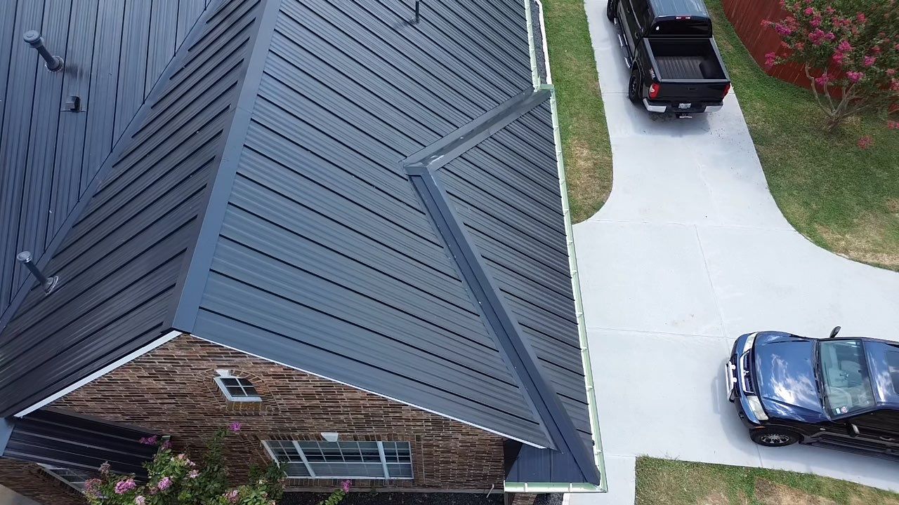 Matte Black - L&A Metals Class 4 UL 2218 Standing Seam Metal by RoofsOnly.com