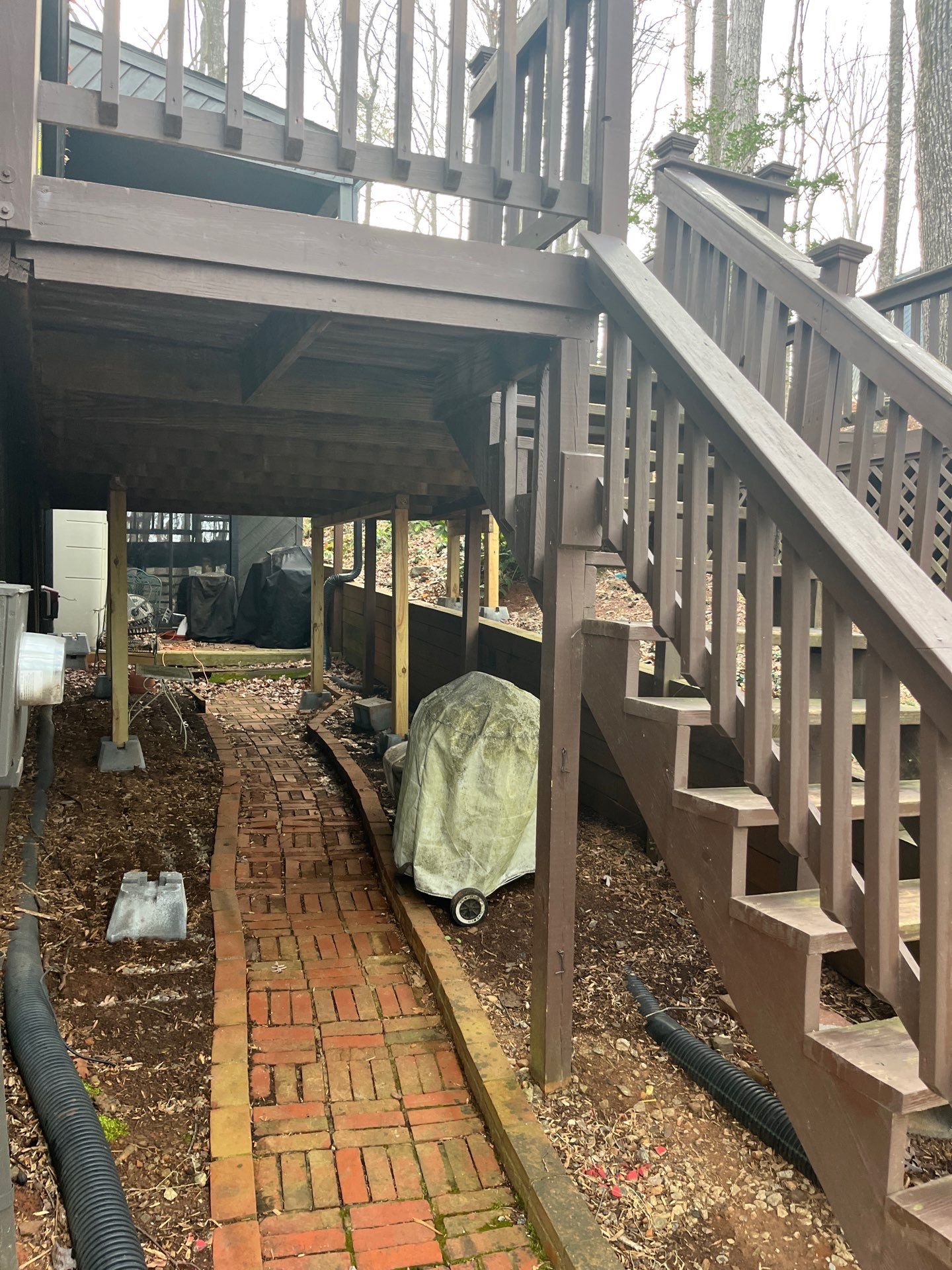Wood Deck Rebuild in Roswell, GA by Nelson Exteriors 